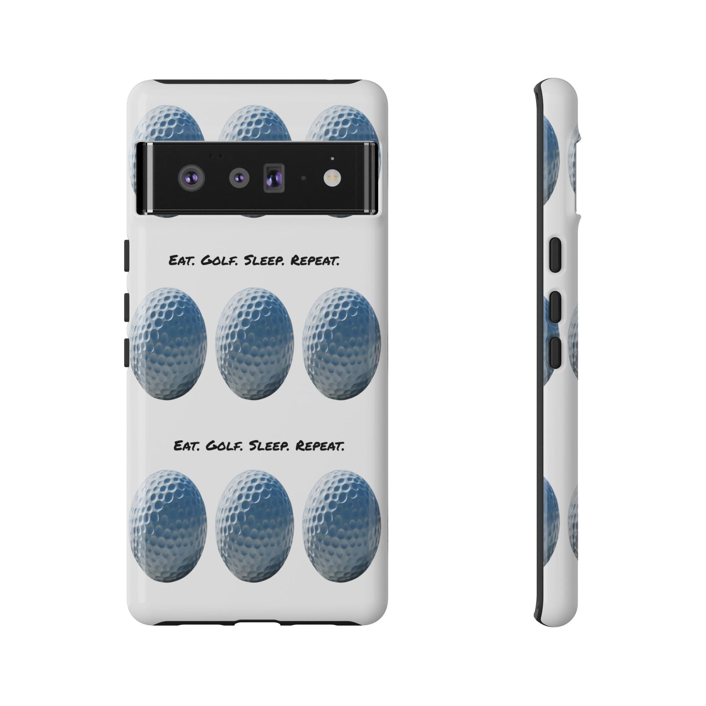 "Eat. Golf. Sleep. Repeat." Mobile Phone Case