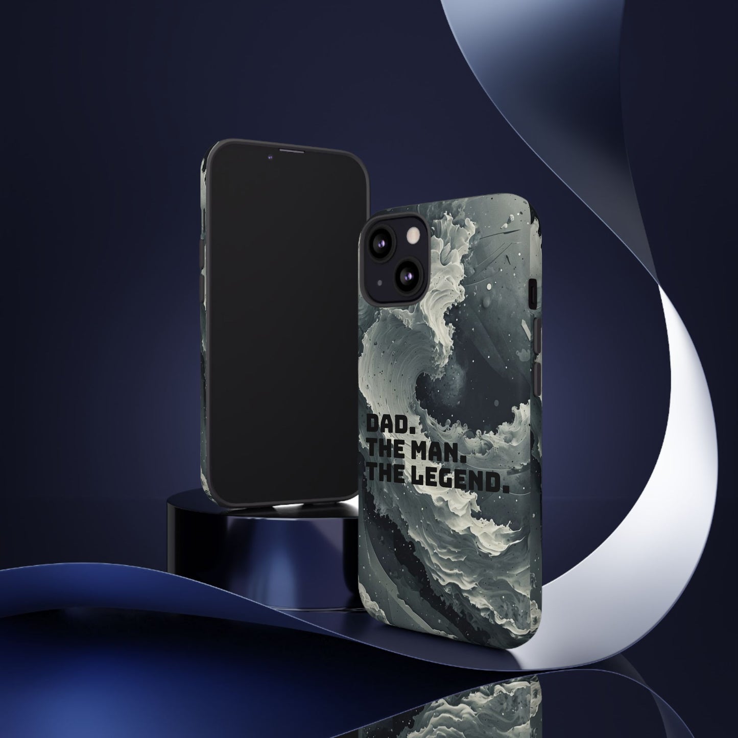 "Dad. The Man. The Legend" Mobile Phone Case (grey)