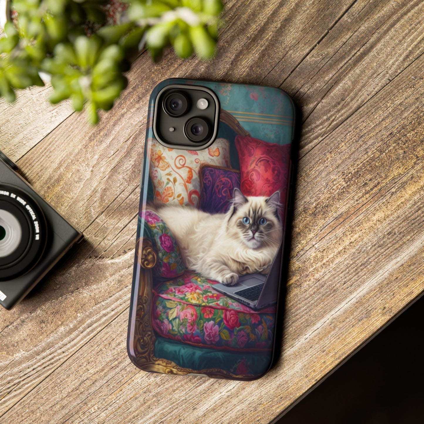 "Purr-sian Productivity" Mobile Phone Case