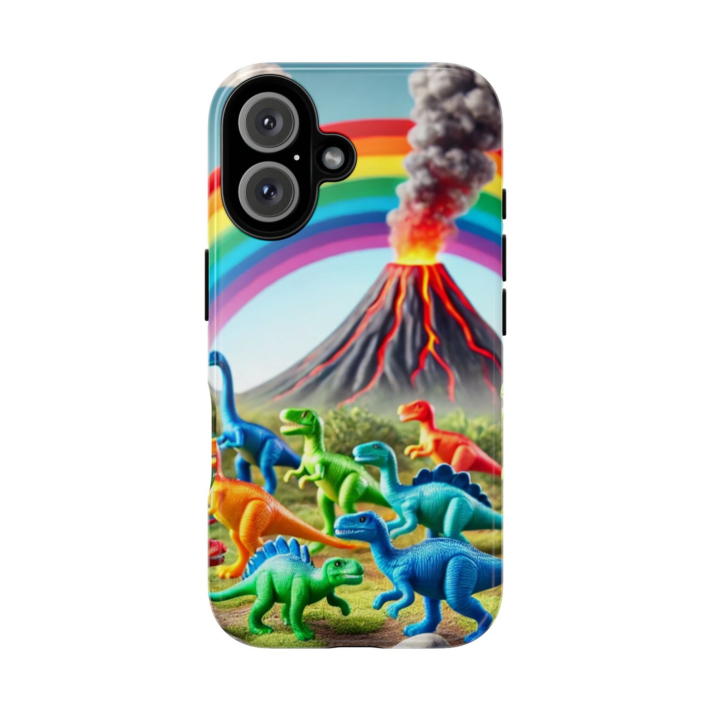 "Rainbow Dinosaurs" Mobile Phone Case
