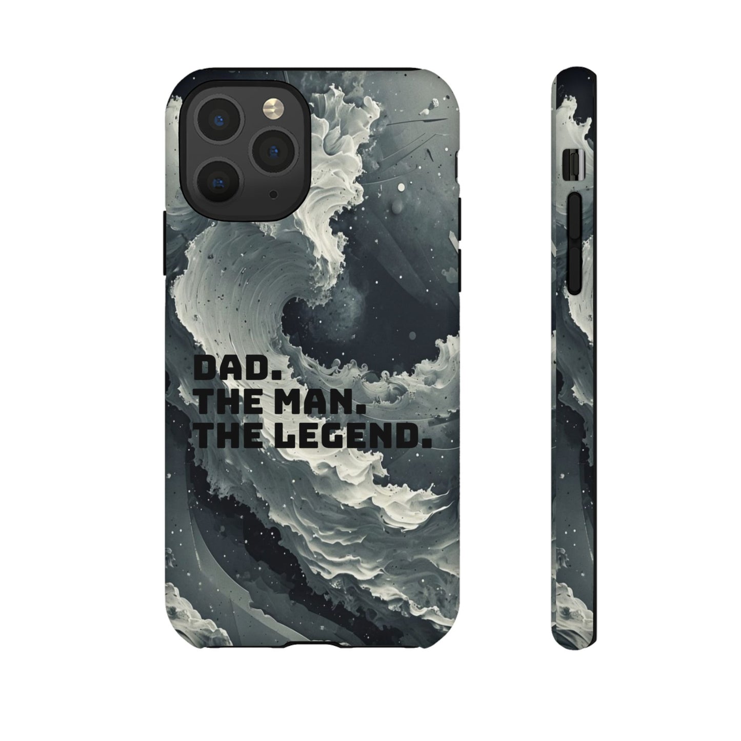 "Dad. The Man. The Legend" Mobile Phone Case (grey)