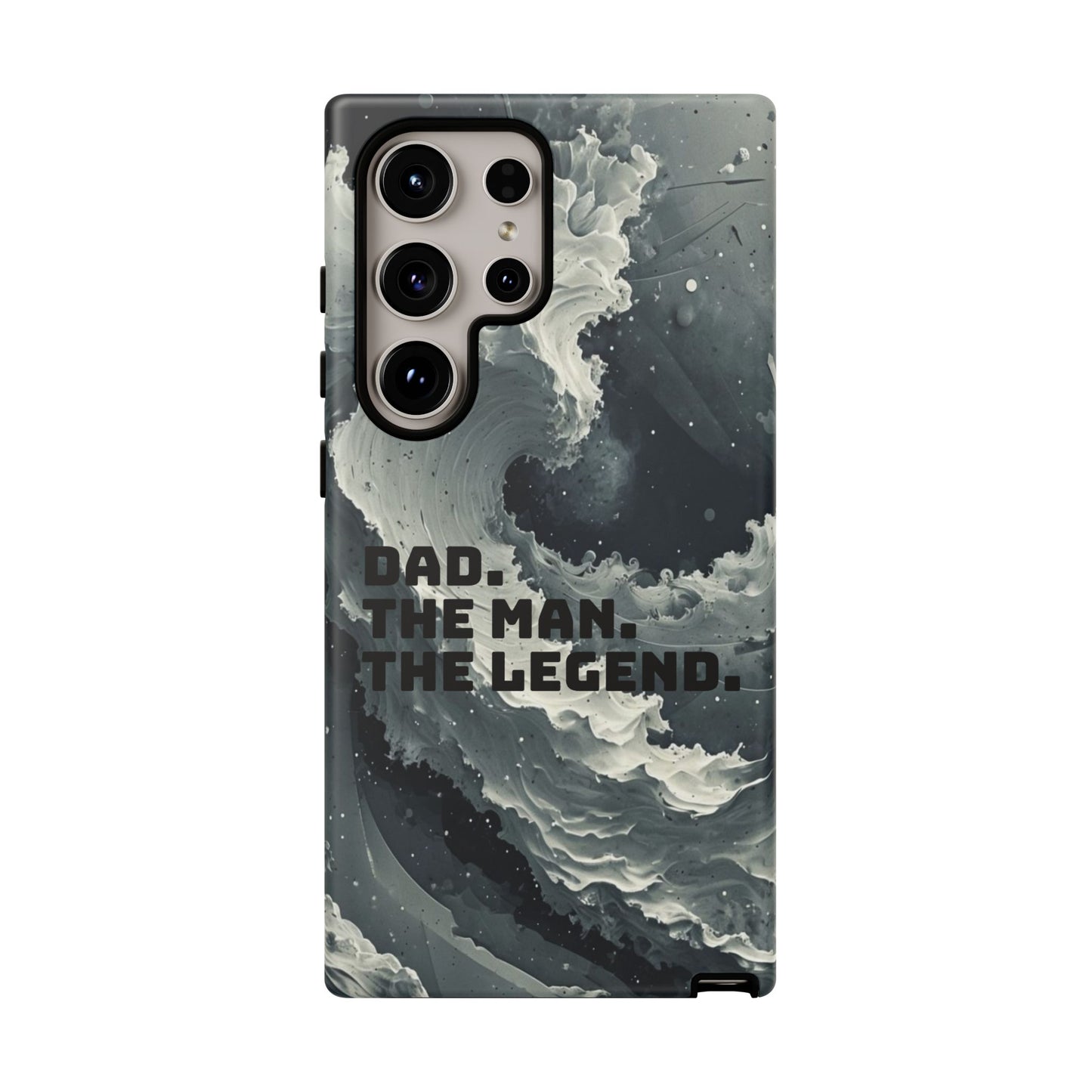 "Dad. The Man. The Legend" Mobile Phone Case (grey)