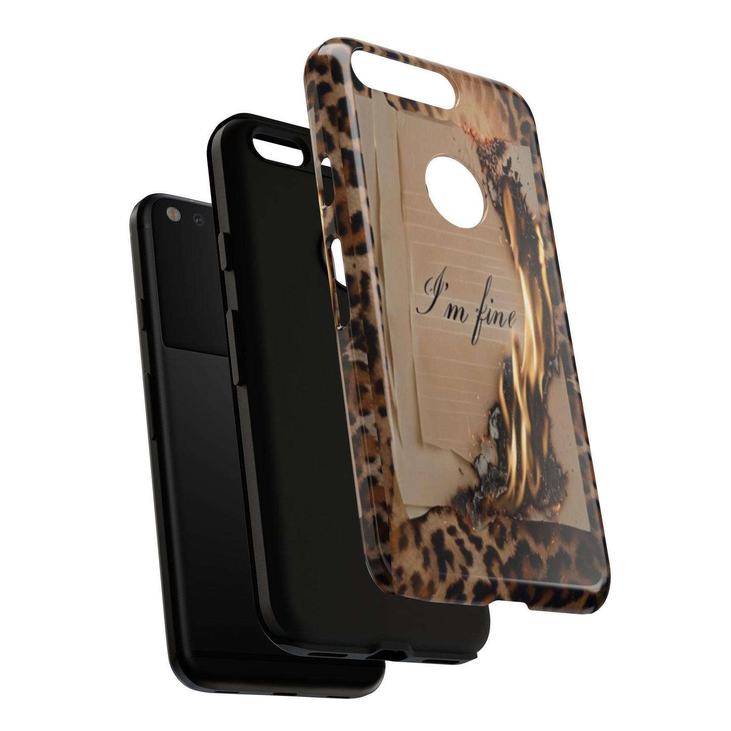 "I Am Fine" Mobile Phone Case