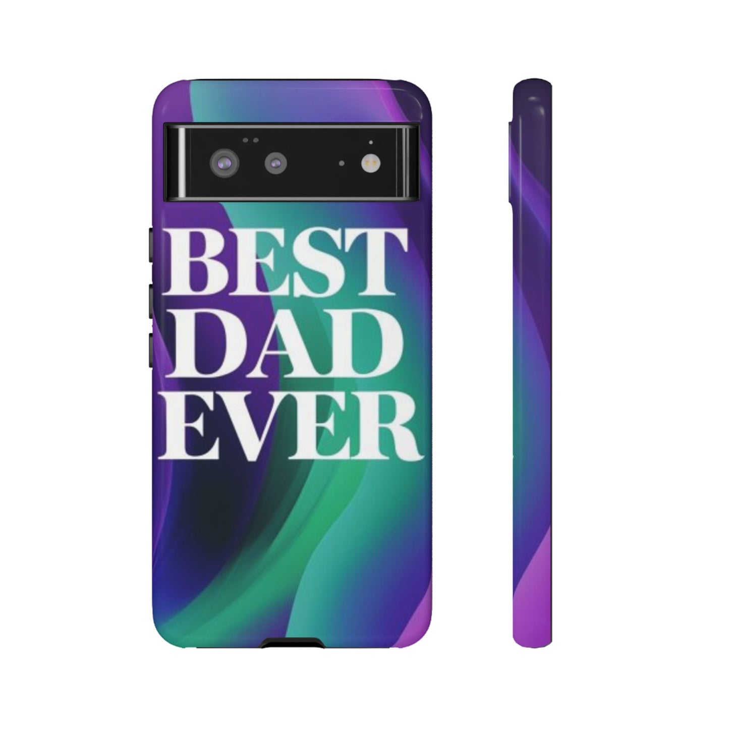 "Best Dad Ever" Mobile Phone Case (purple)