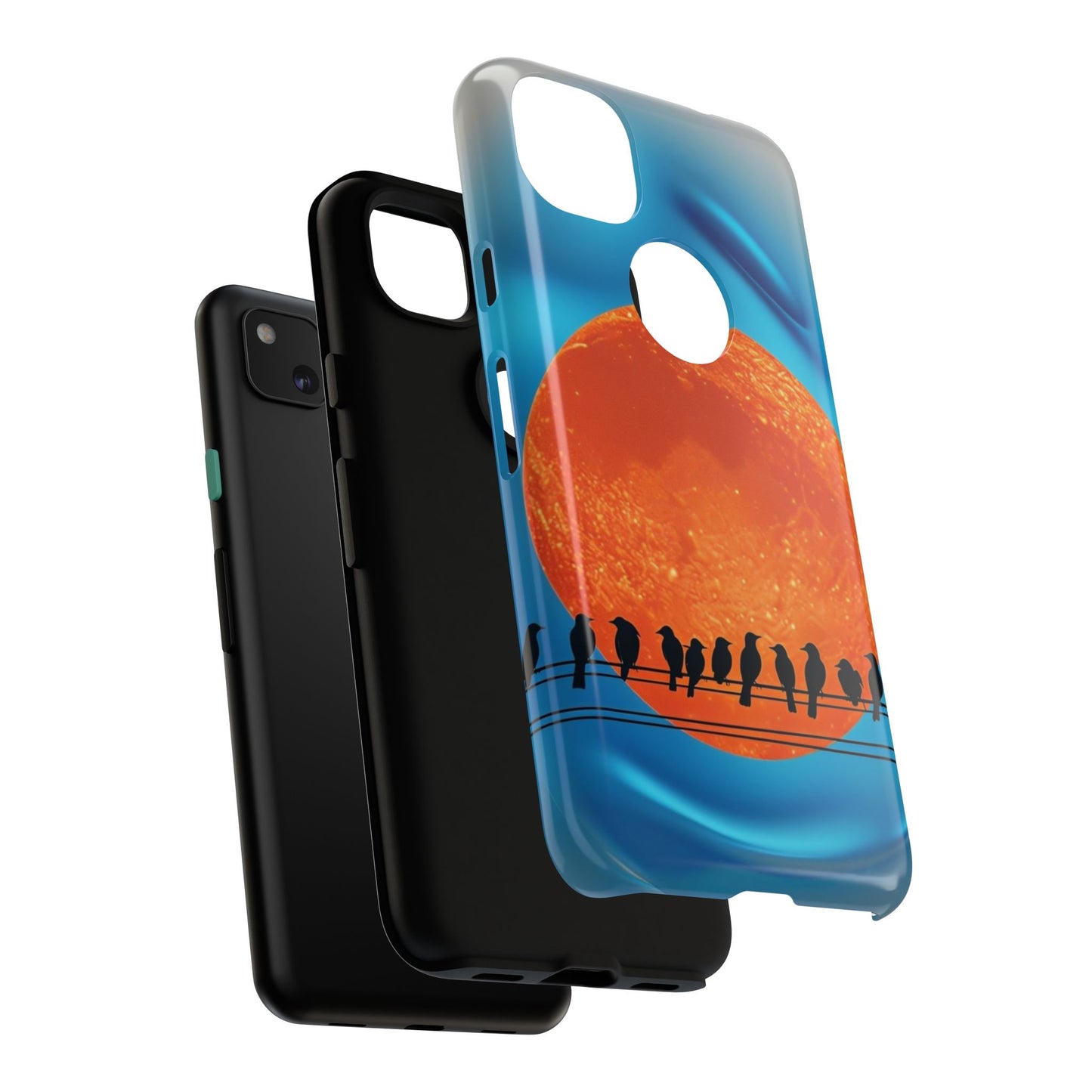 "The Feathered Assembly" Mobile Phone Case (orange)