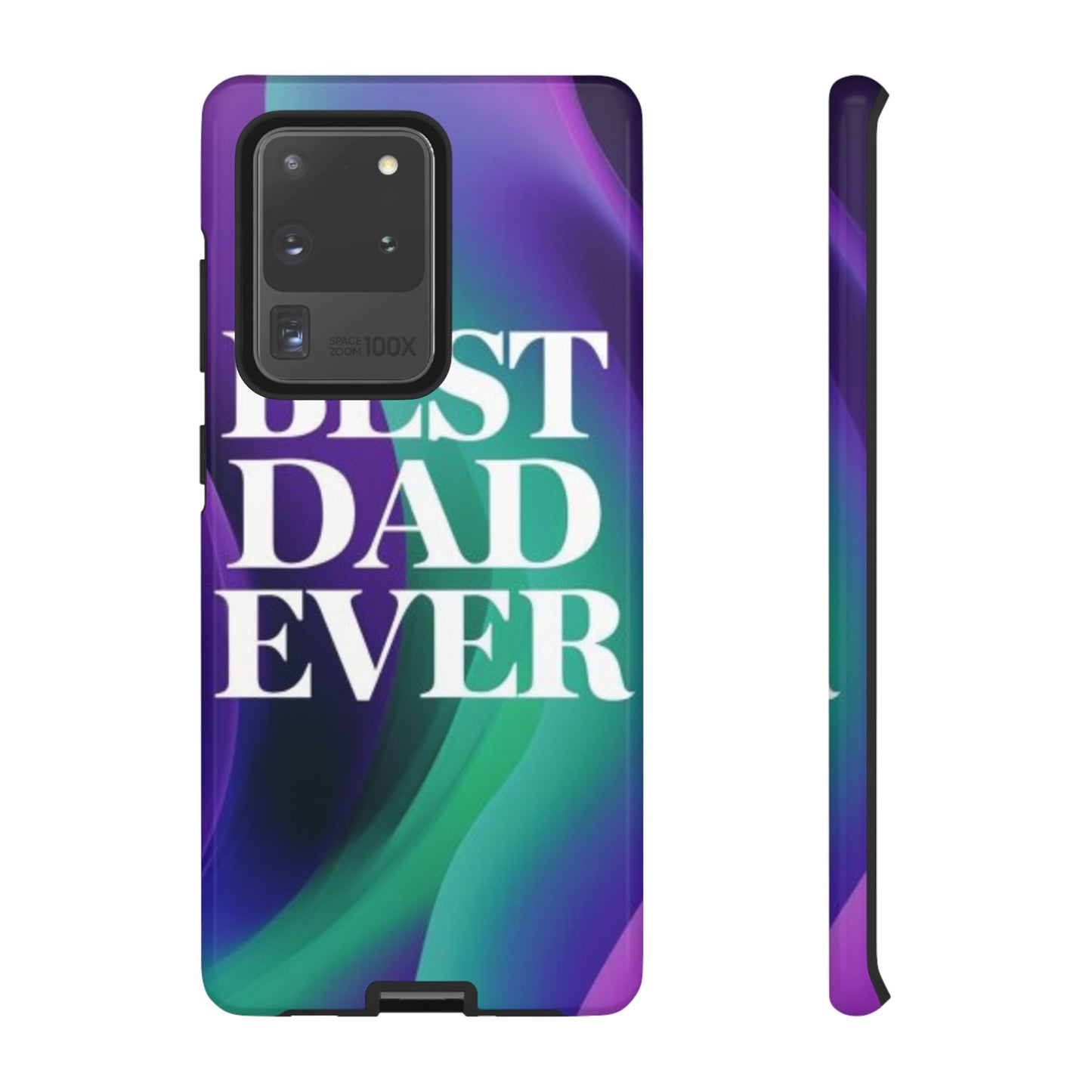 "Best Dad Ever" Mobile Phone Case (purple)