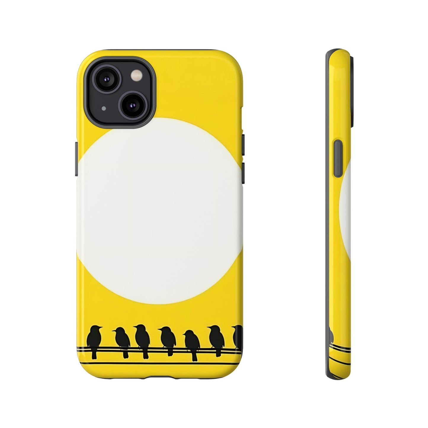 "The Feathered Assembly - Yellow" Mobile Phone Case