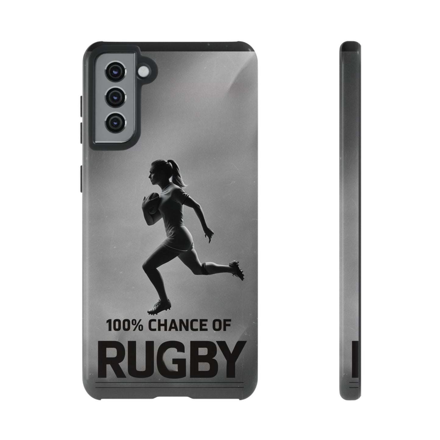 "Rain, Shine, Rugby" Mobile Phone Case