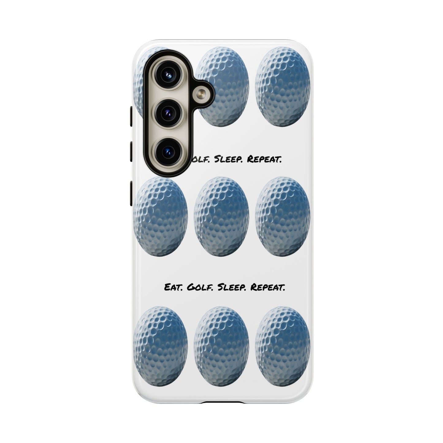 "Eat. Golf. Sleep. Repeat." Mobile Phone Case