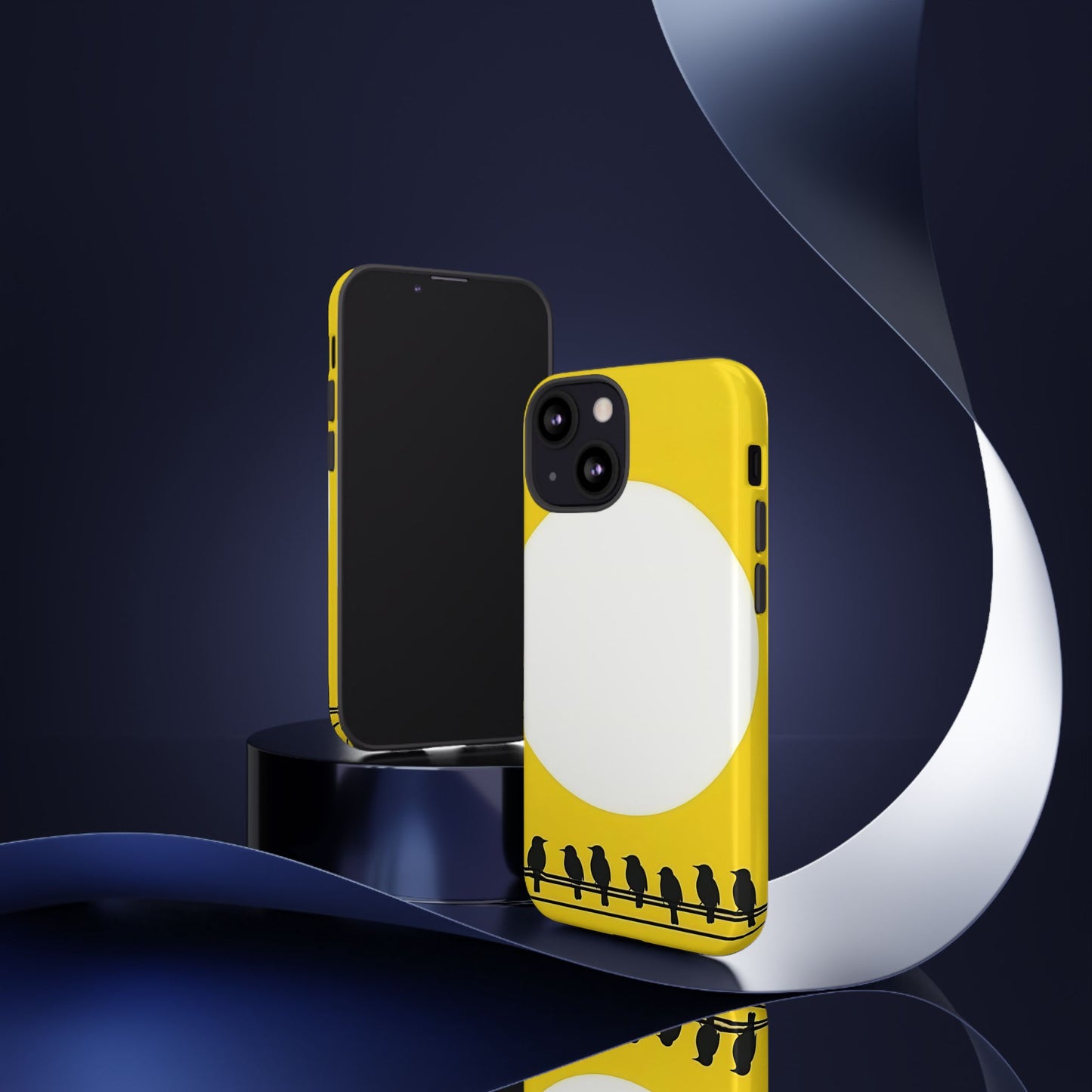 "The Feathered Assembly - Yellow" Mobile Phone Case