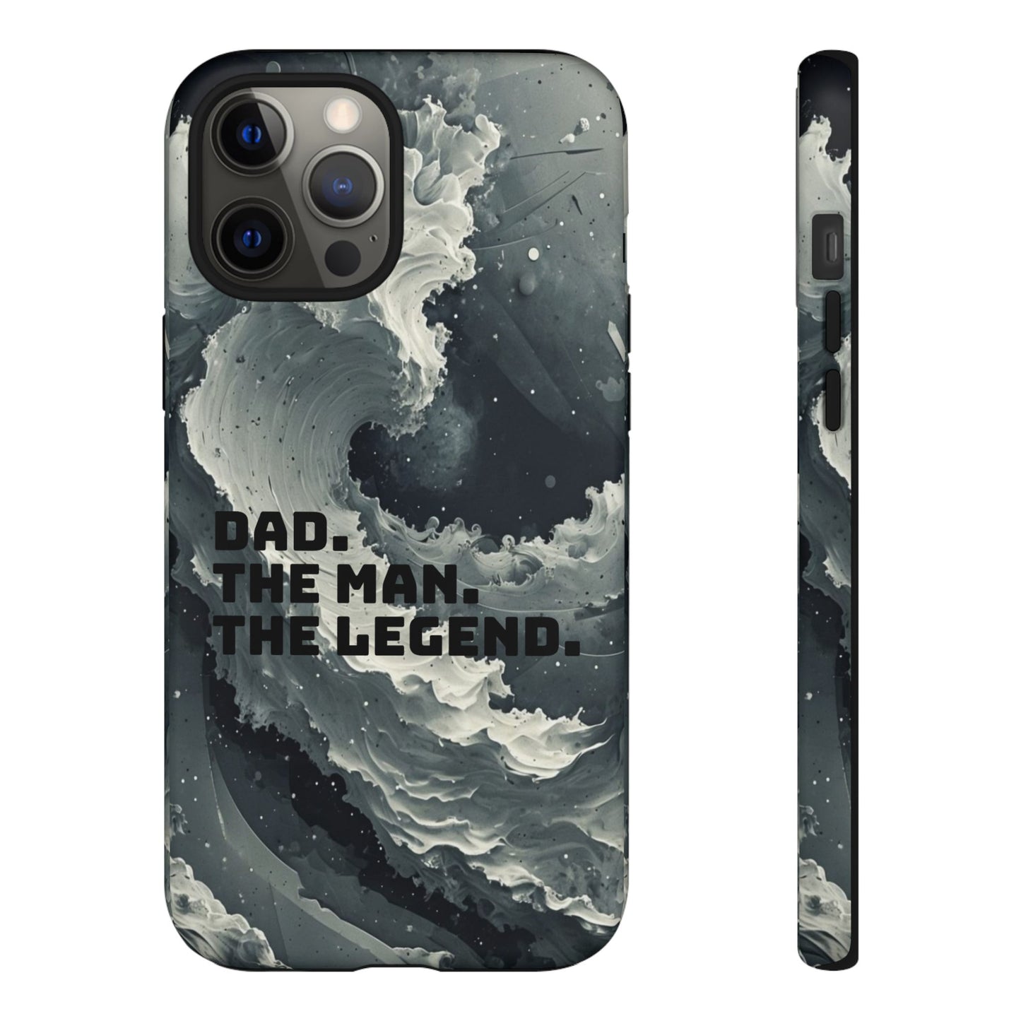 "Dad. The Man. The Legend" Mobile Phone Case (grey)