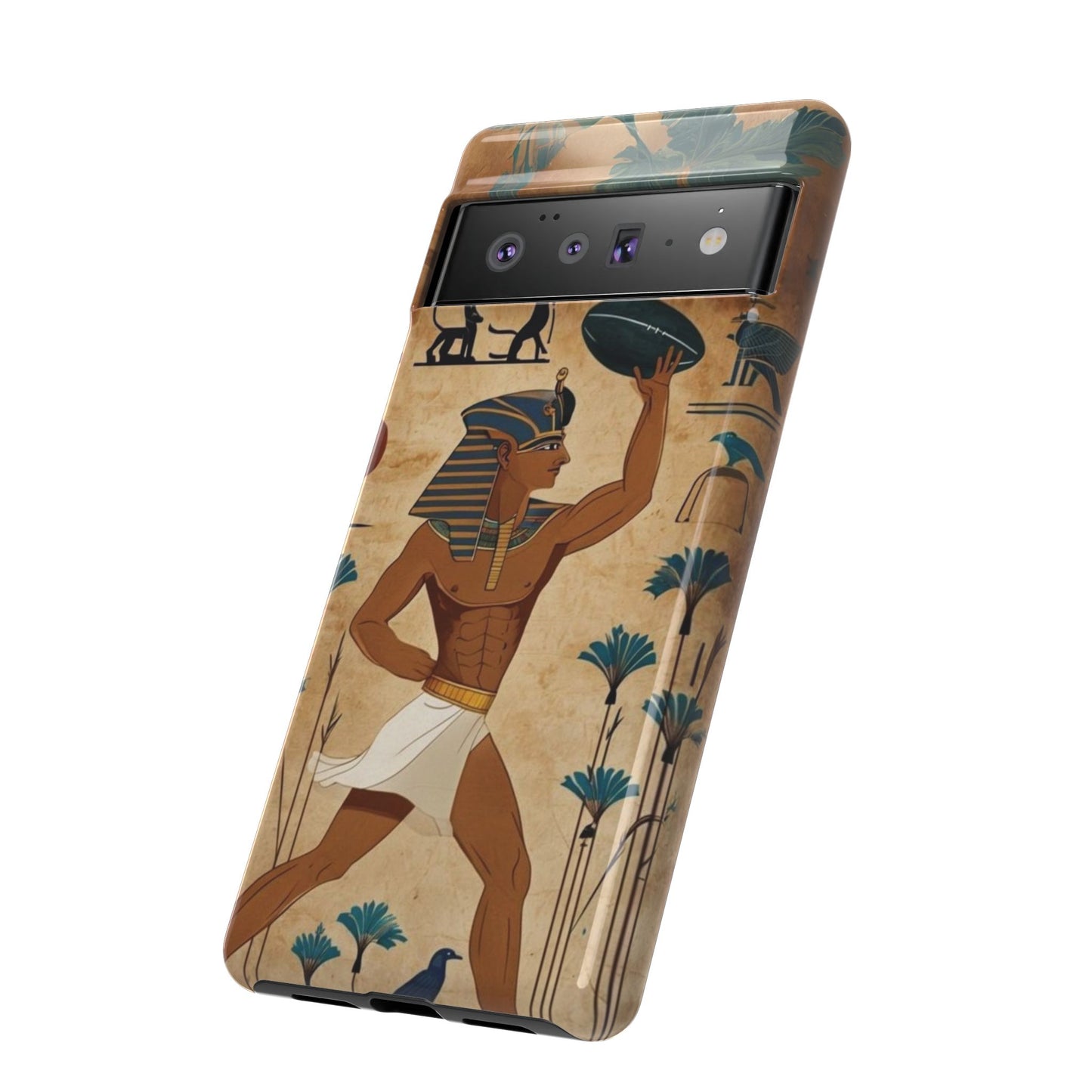 "Tutankhaman Takes the Pass" Mobile Phone Case