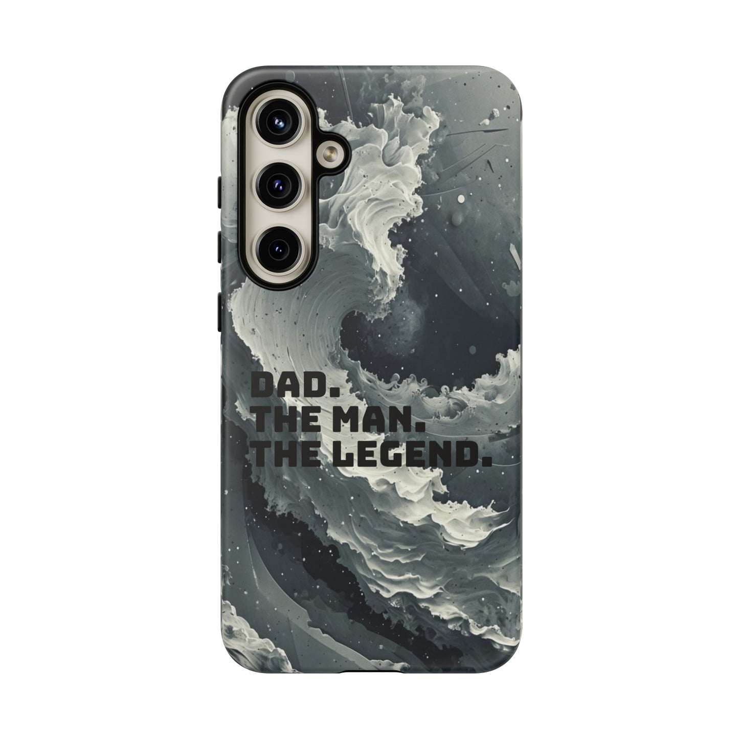 "Dad. The Man. The Legend" Mobile Phone Case (grey)