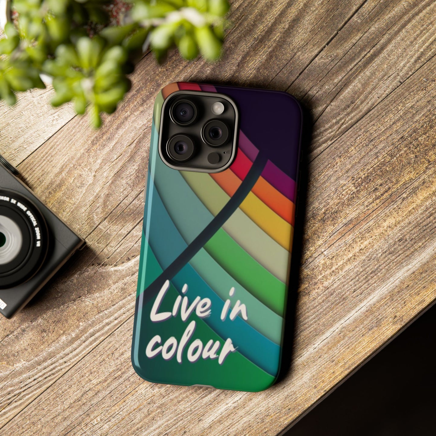 "Live in Colour" Mobile Phone Case