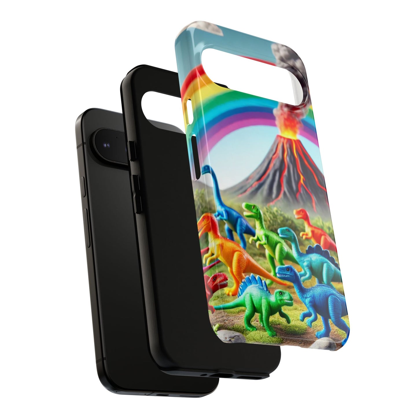 "Rainbow Dinosaurs" Mobile Phone Case
