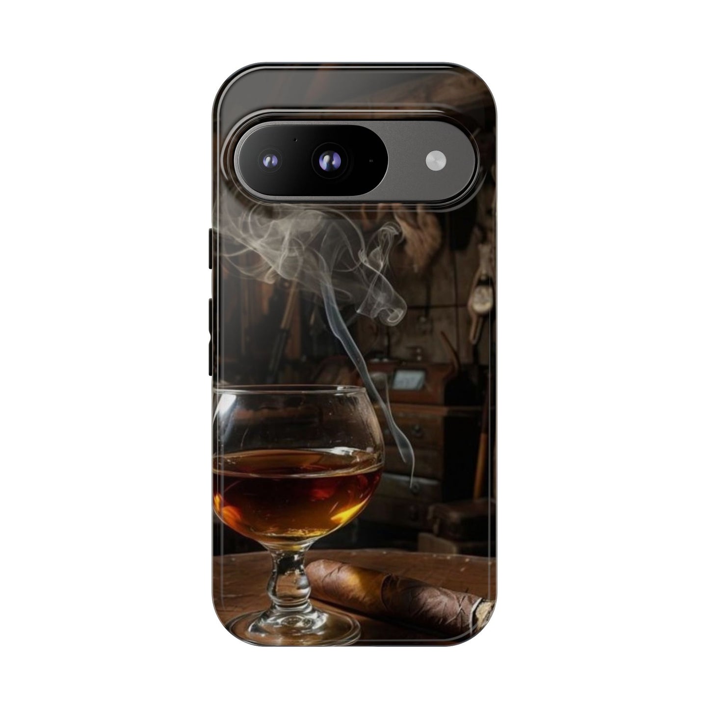 "Hot Whiskey and Cigar" Mobile Phone Case