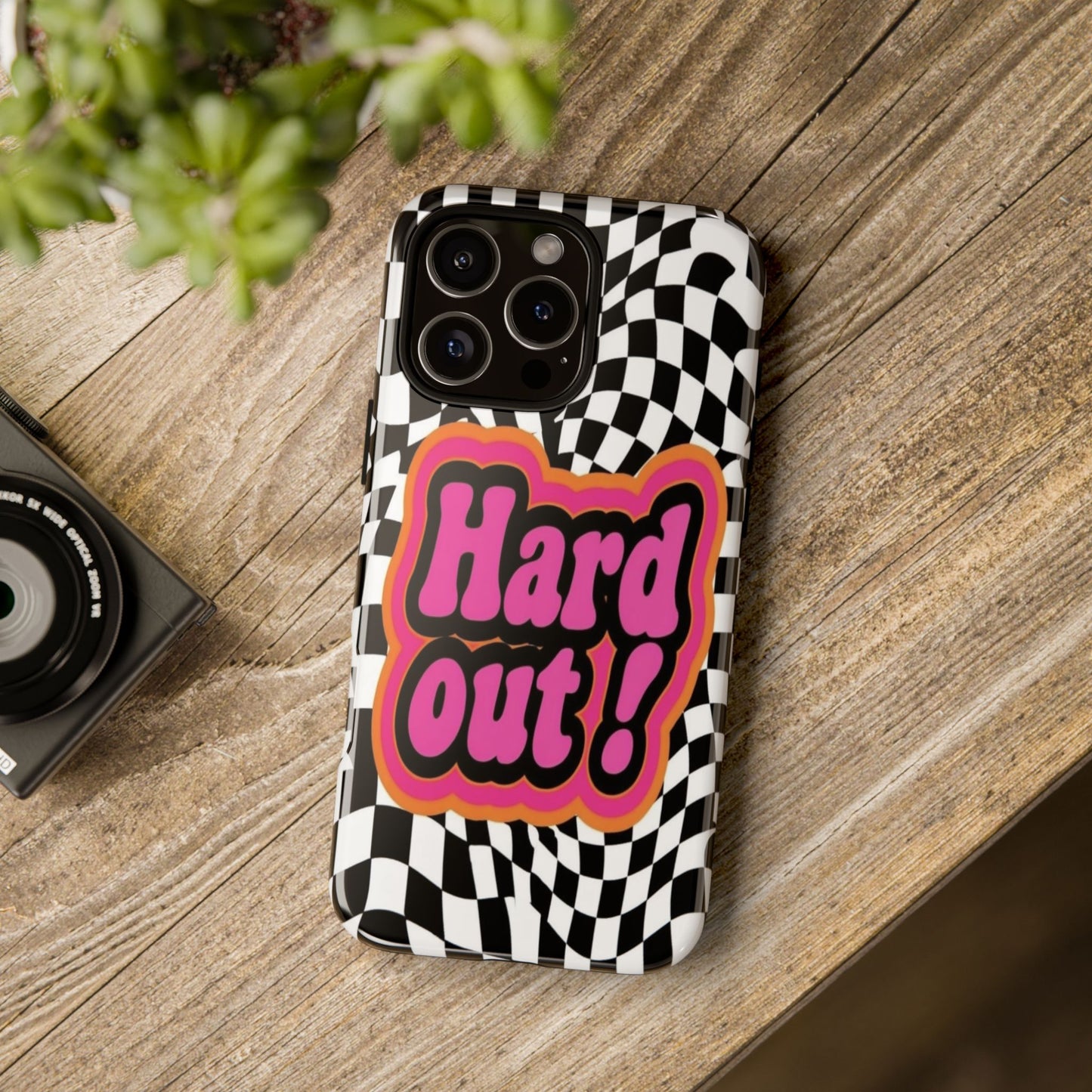 "Hard Out" Mobile Phone Case (pink)