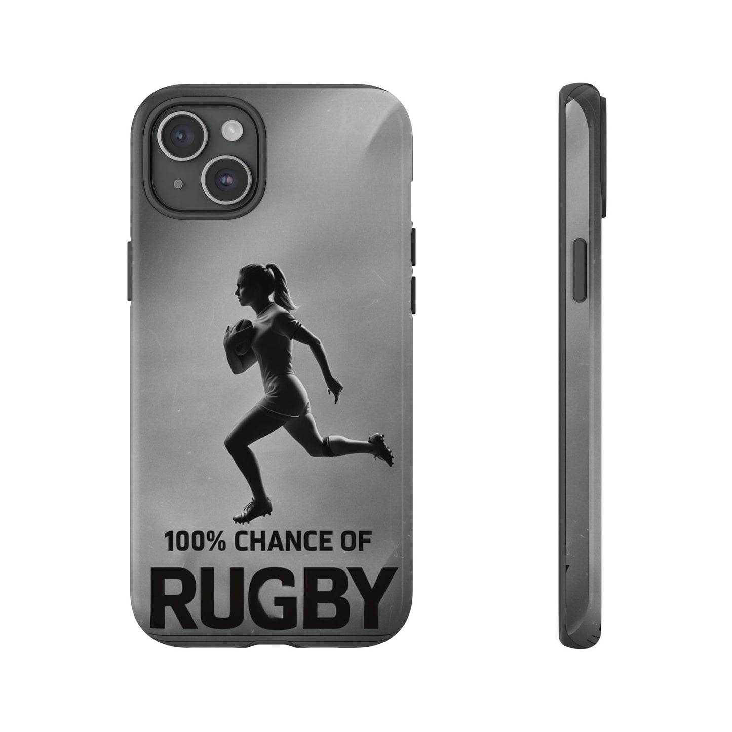 "Rain, Shine, Rugby" Mobile Phone Case