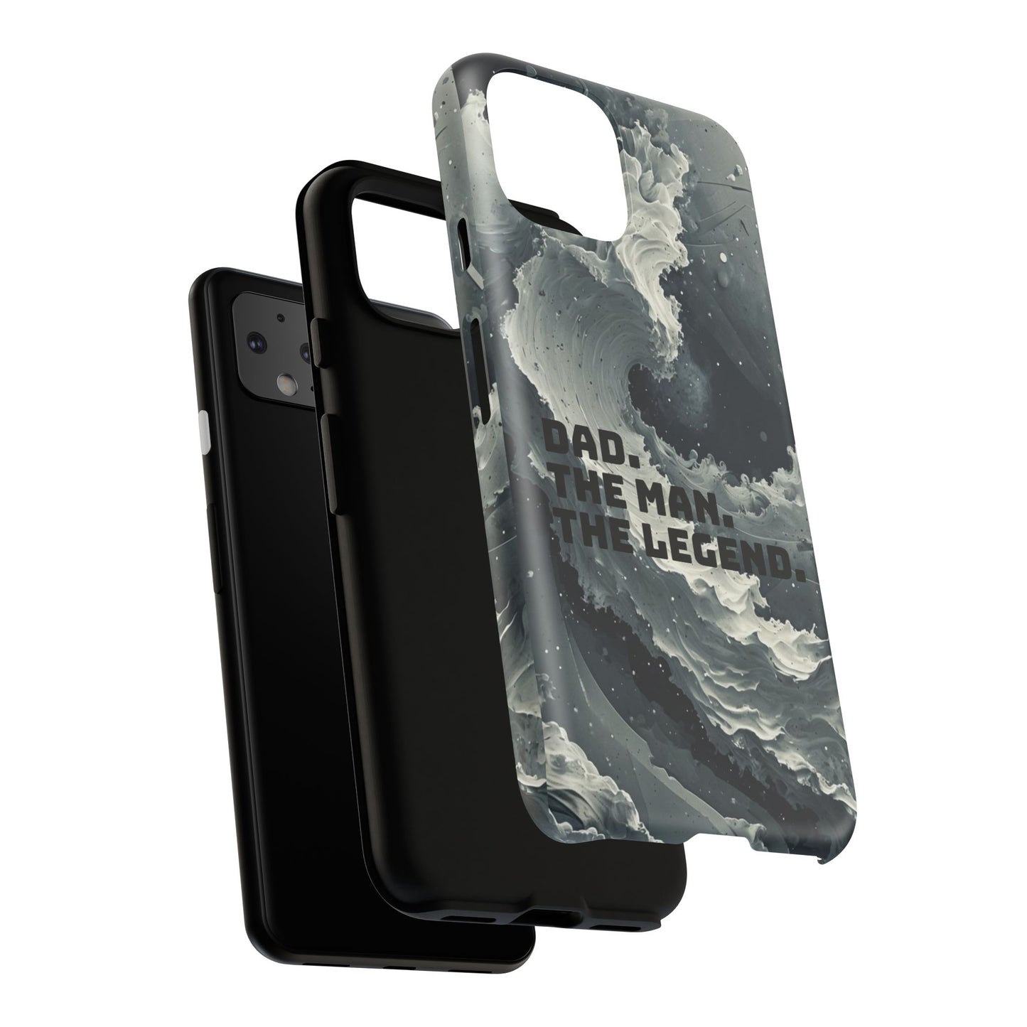 "Dad. The Man. The Legend" Mobile Phone Case (grey)