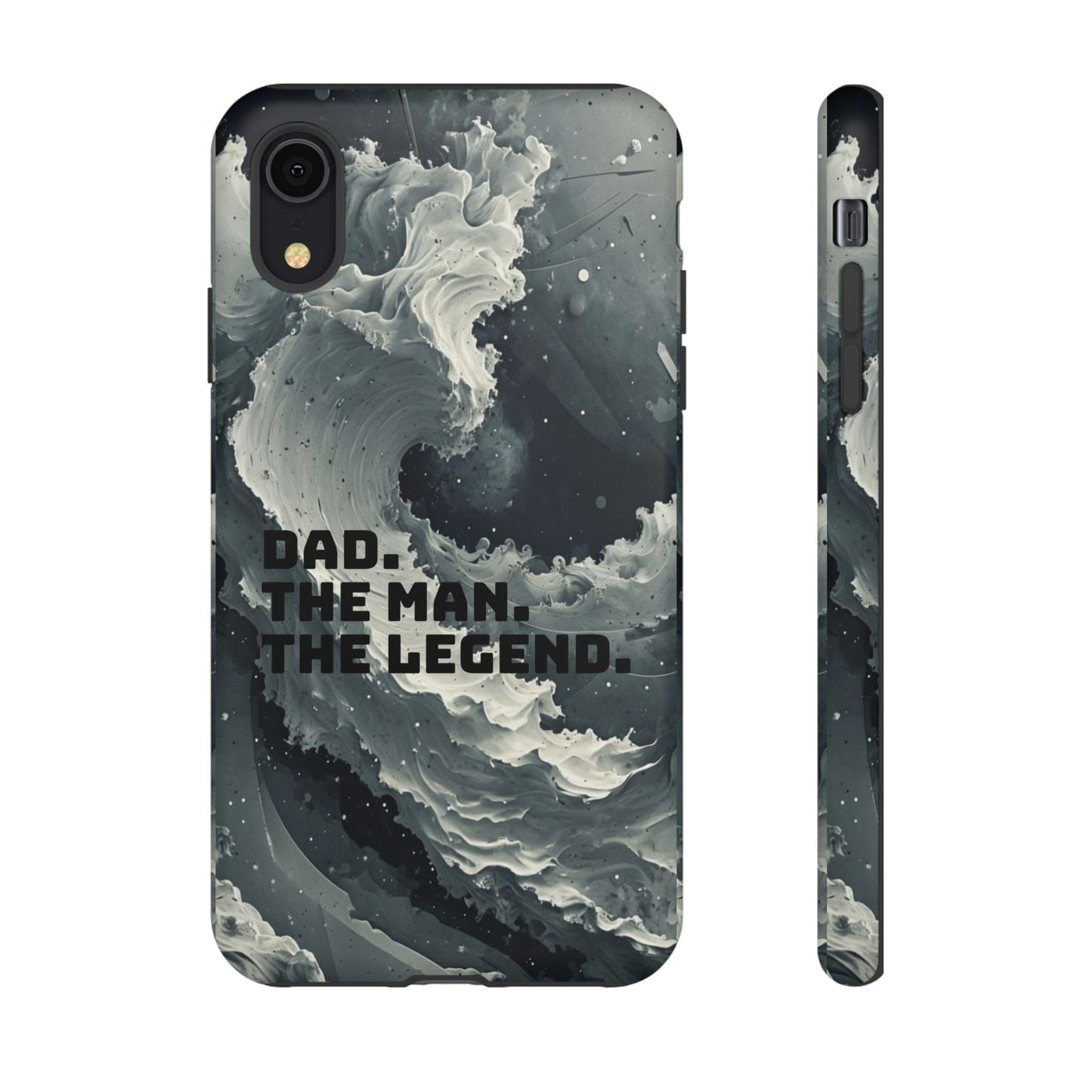 "Dad. The Man. The Legend" Mobile Phone Case (grey)