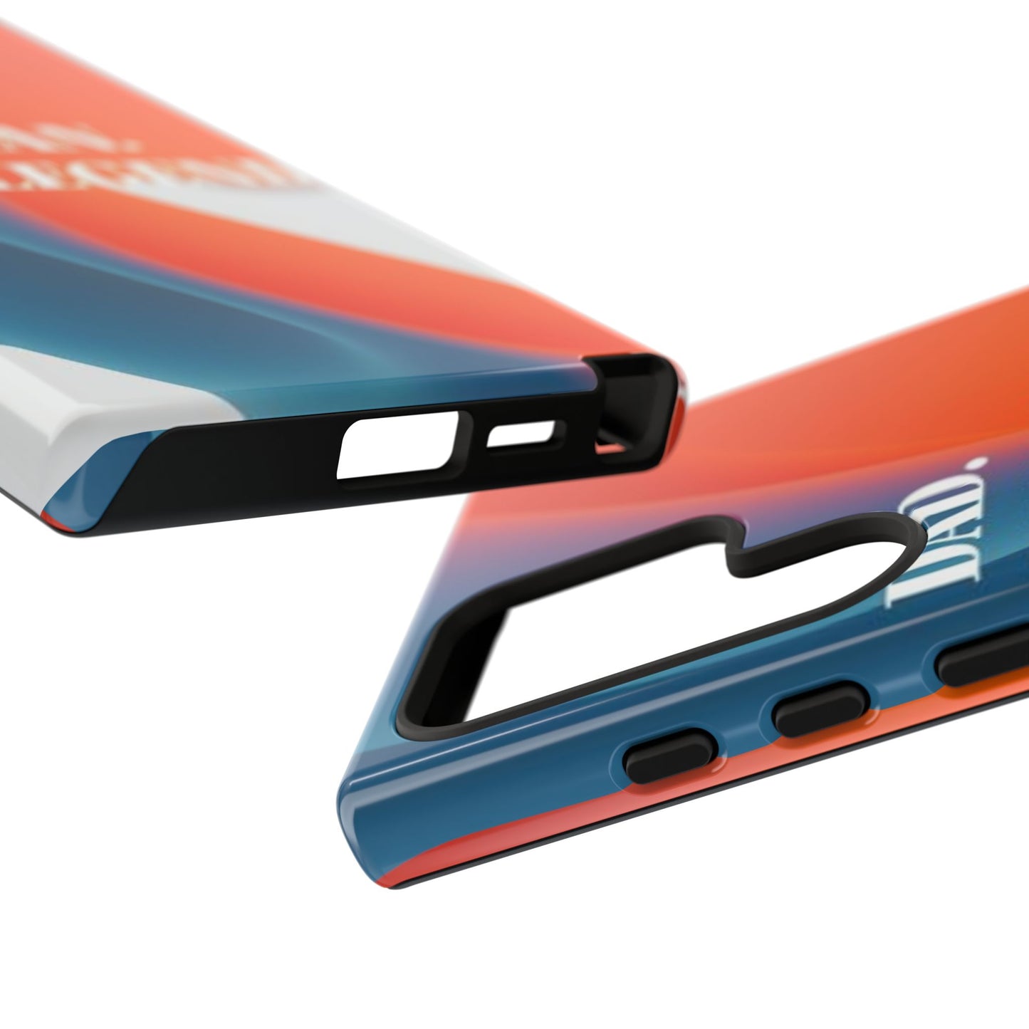 "Dad. The Man. The Legend." Mobile Phone Case (orange)