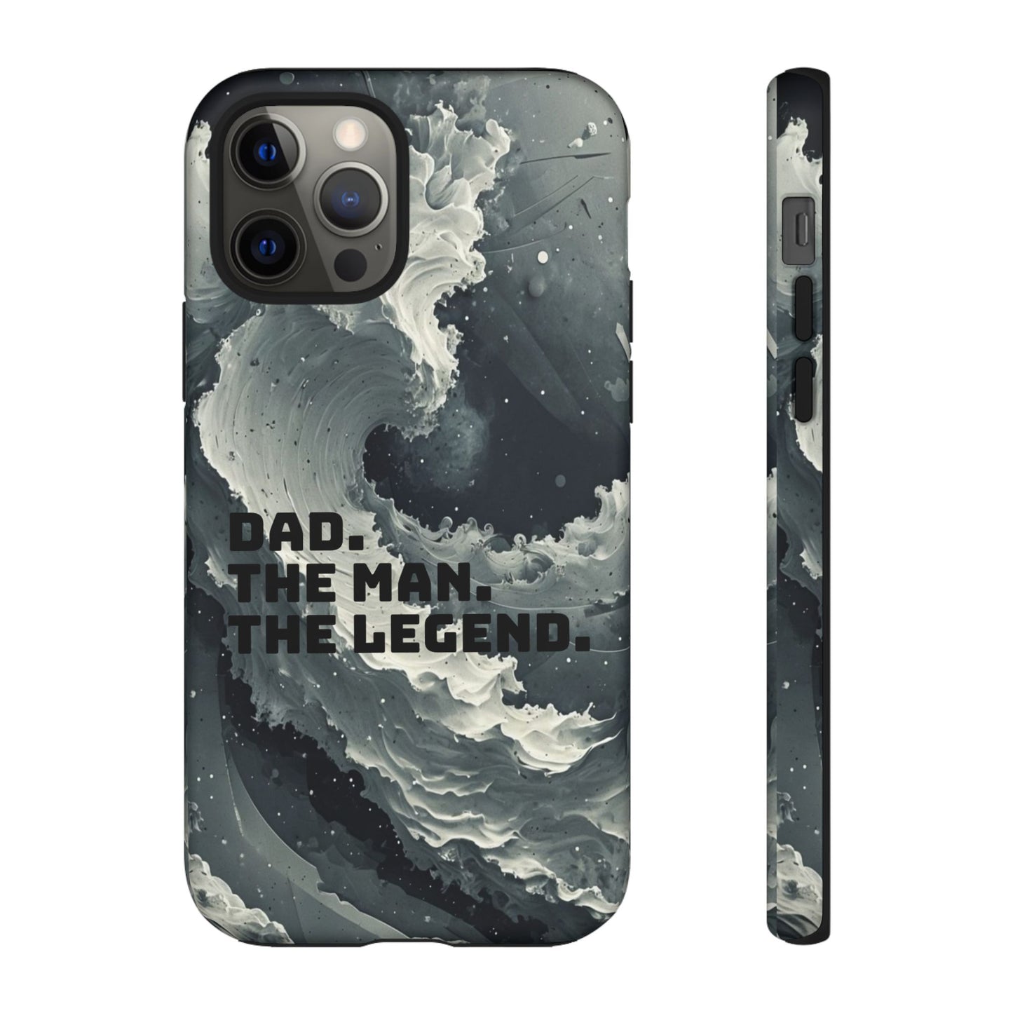 "Dad. The Man. The Legend" Mobile Phone Case (grey)