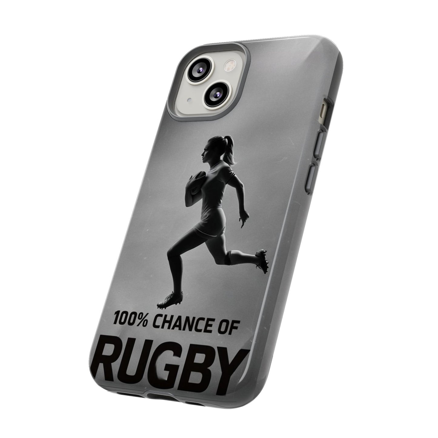 "Rain, Shine, Rugby" Mobile Phone Case