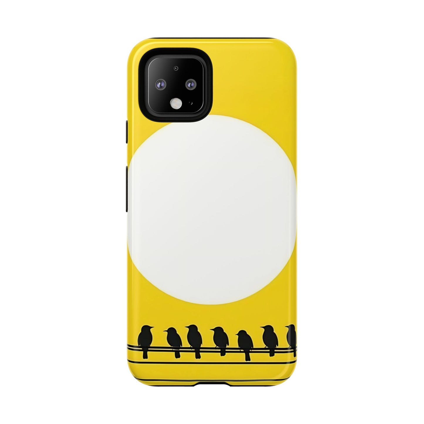 "The Feathered Assembly - Yellow" Mobile Phone Case