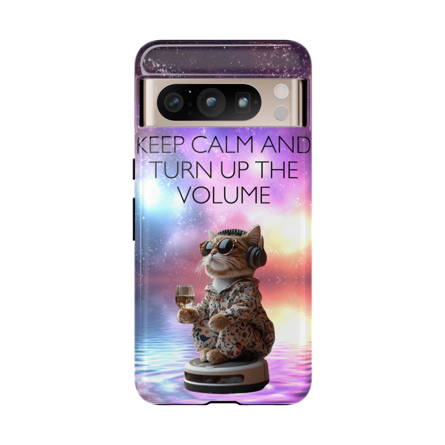 "Keep calm and turn up the Volume" Mobile Phone Case (mix)