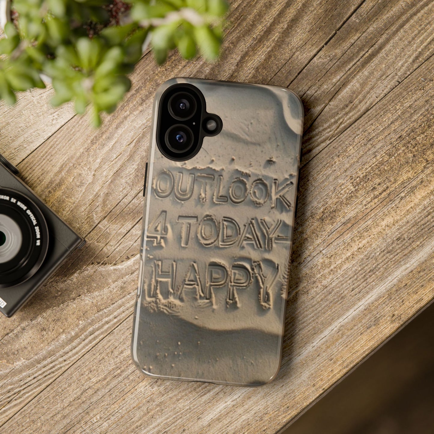 "Life is Short.  Be Happy" Mobile Phone Case