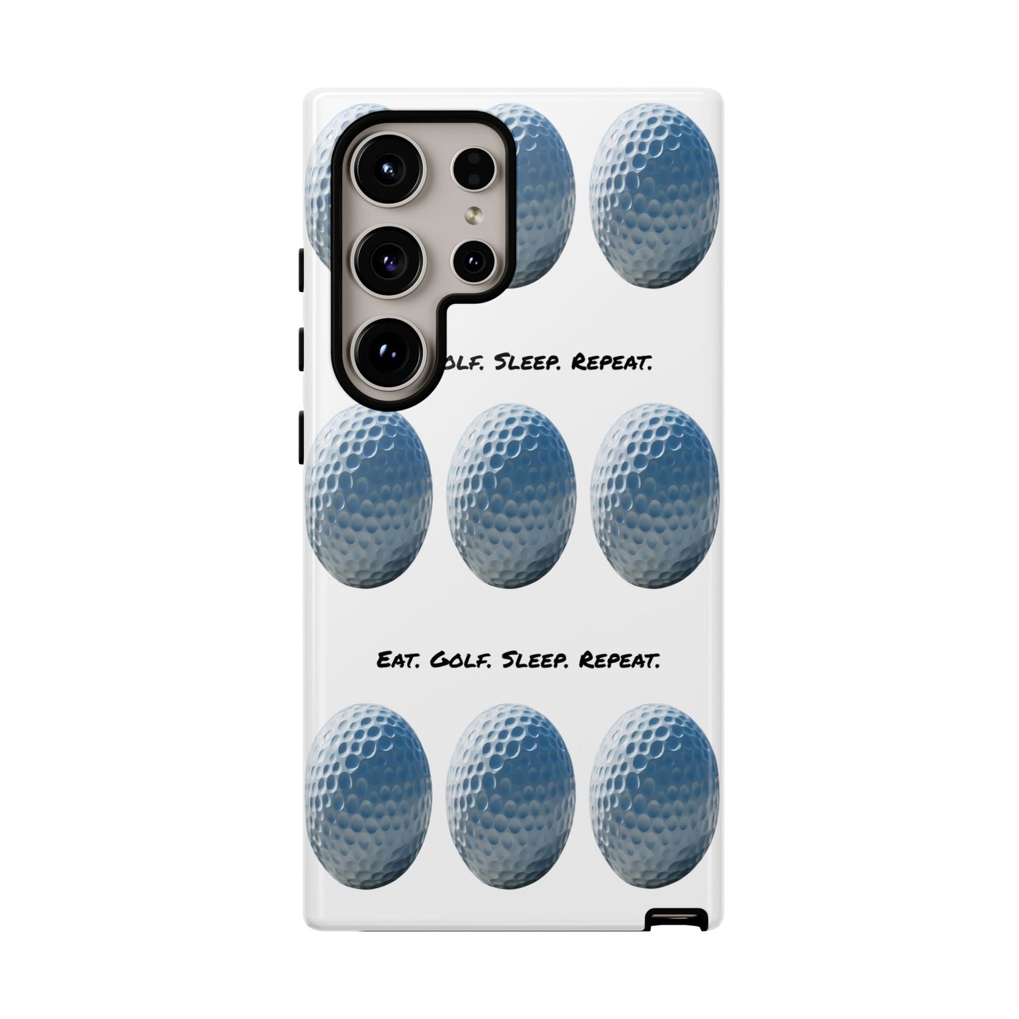 "Eat. Golf. Sleep. Repeat." Mobile Phone Case