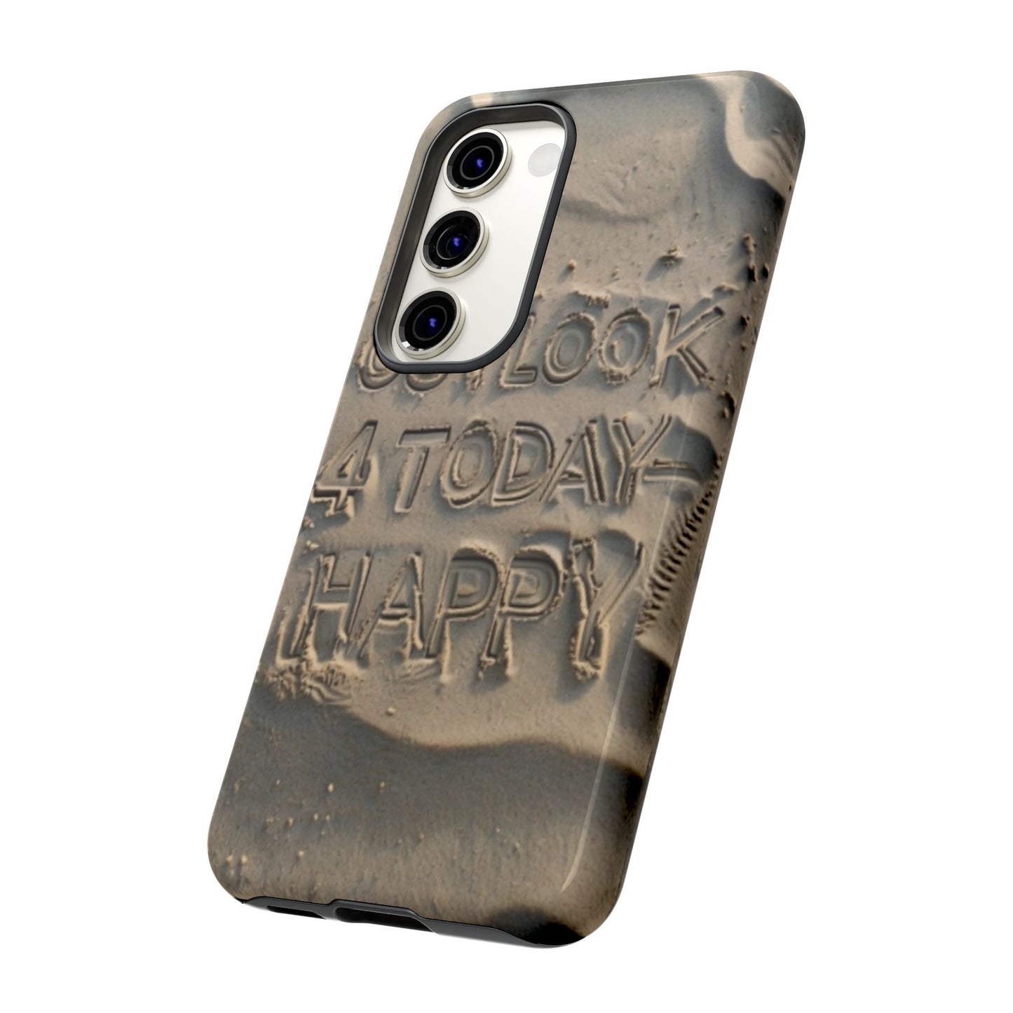 "Life is Short.  Be Happy" Mobile Phone Case