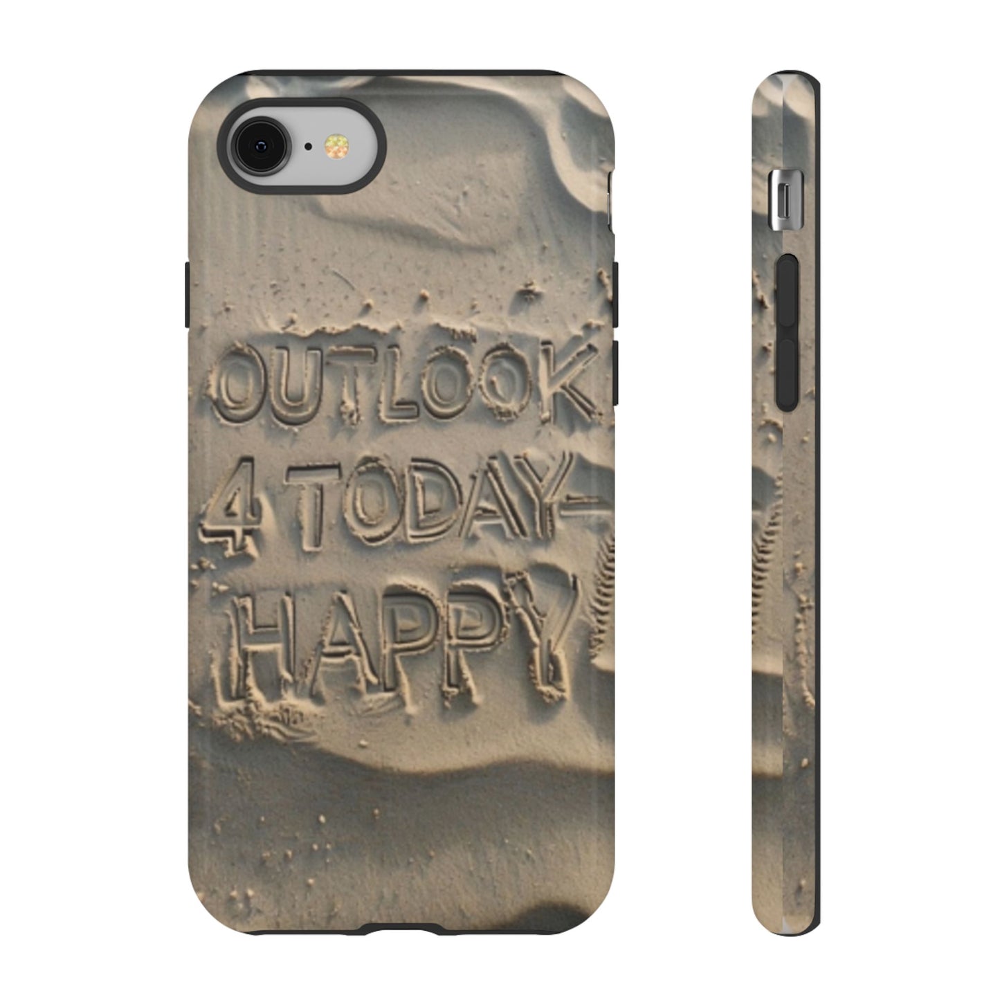 "Life is Short.  Be Happy" Mobile Phone Case