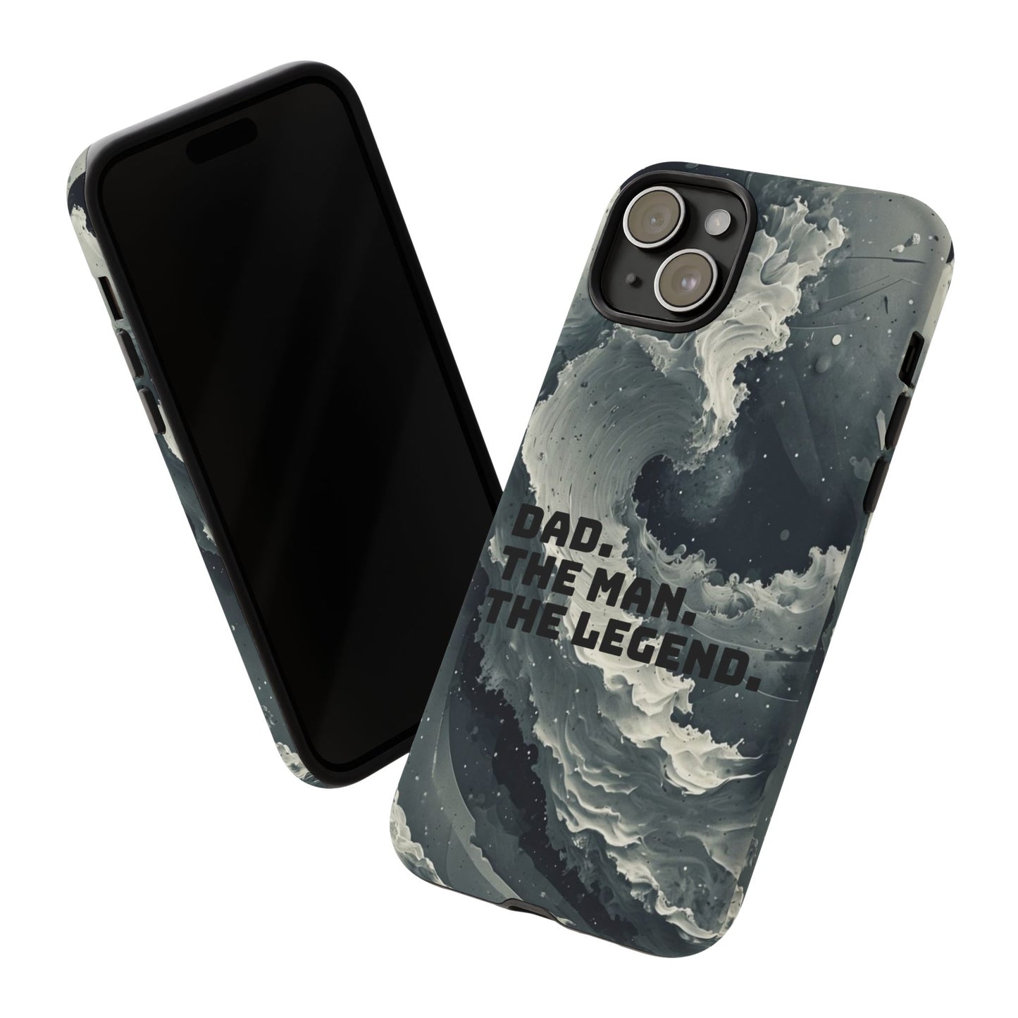 "Dad. The Man. The Legend" Mobile Phone Case (grey)