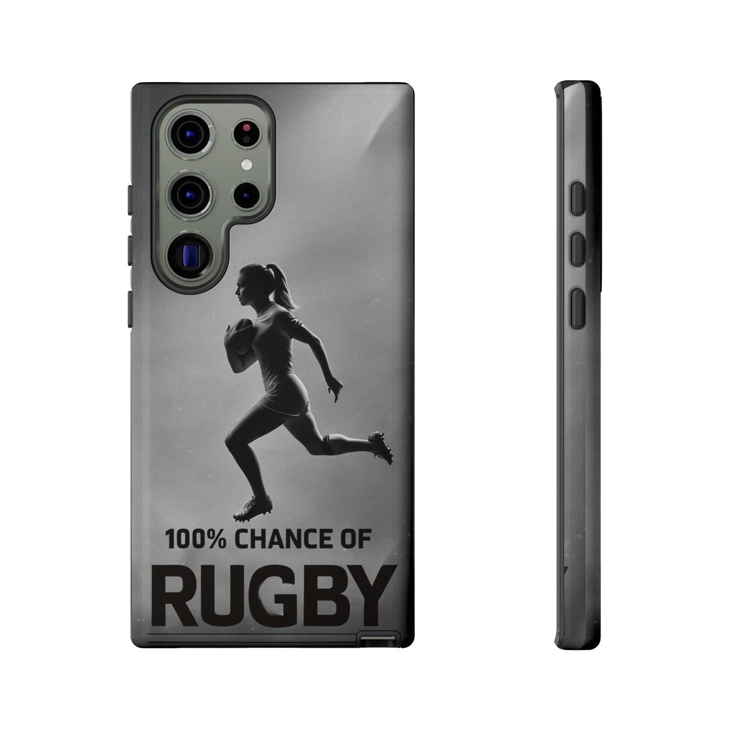 "Rain, Shine, Rugby" Mobile Phone Case