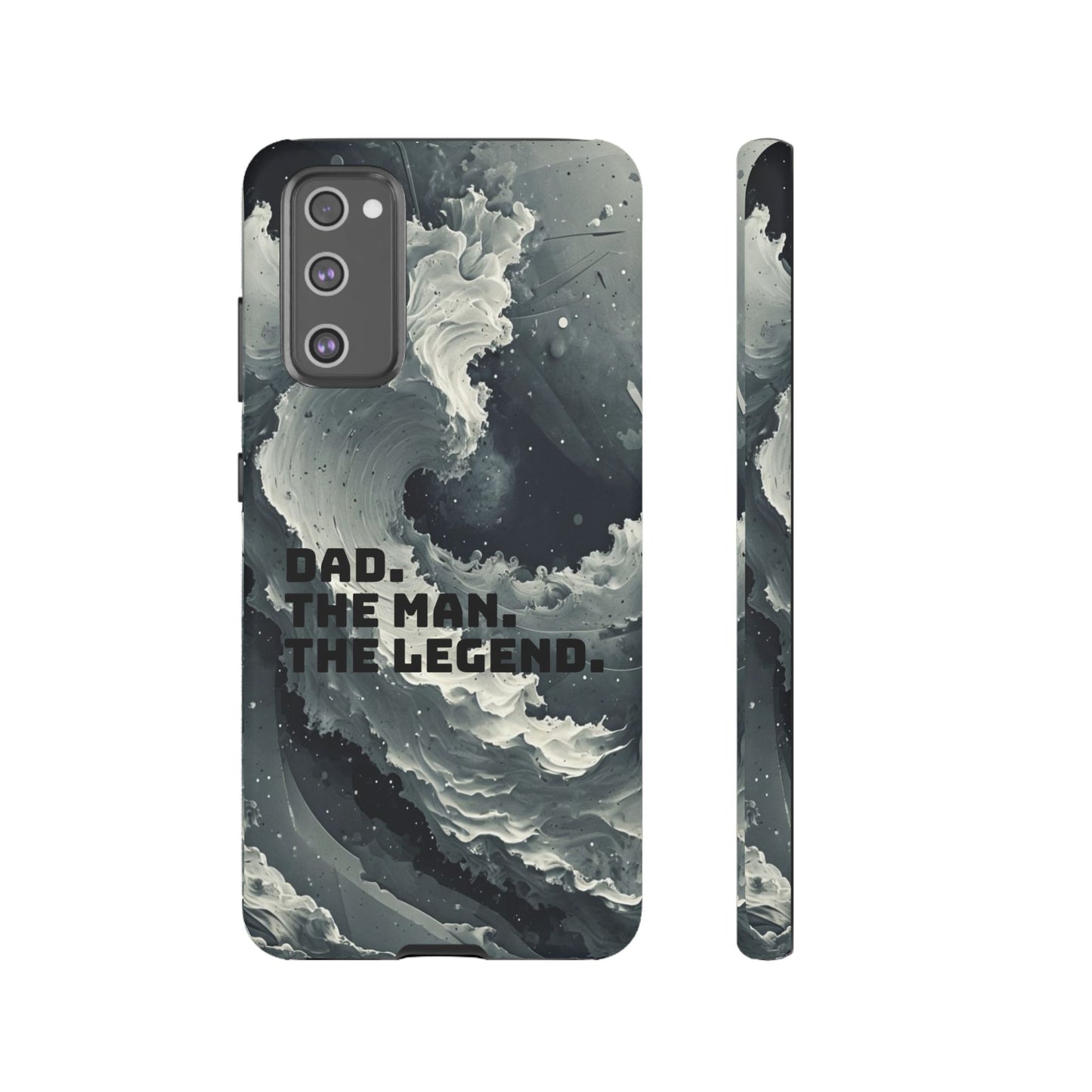 "Dad. The Man. The Legend" Mobile Phone Case (grey)