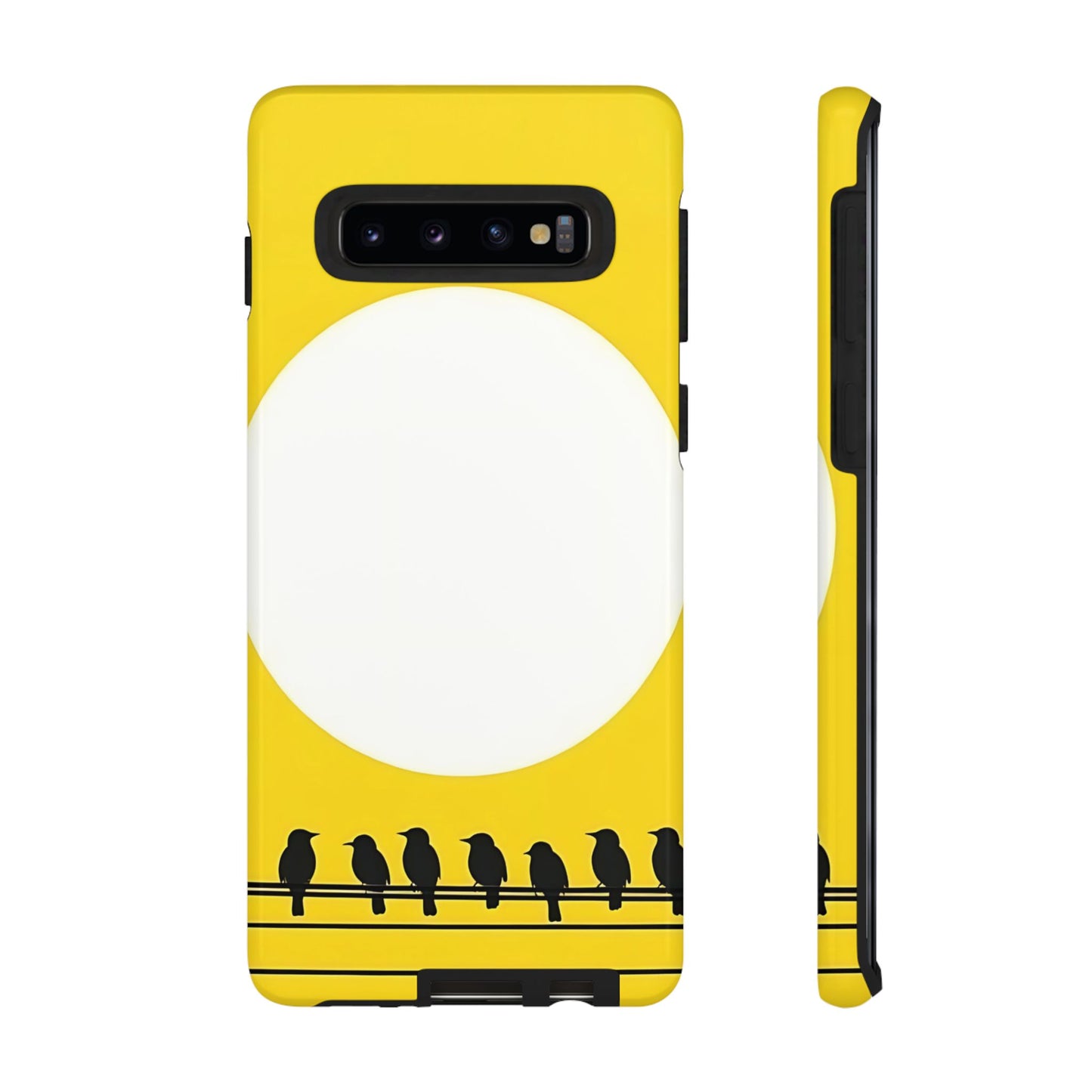 "The Feathered Assembly - Yellow" Mobile Phone Case
