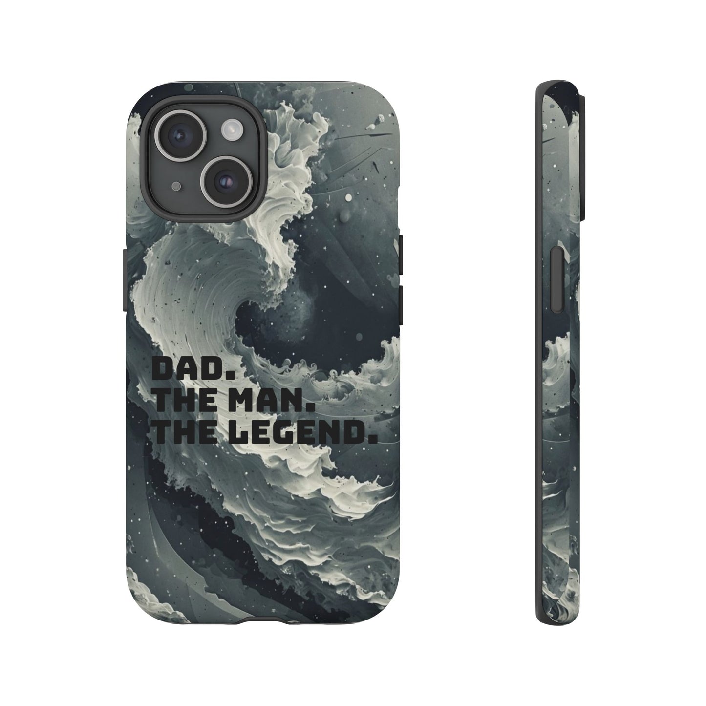 "Dad. The Man. The Legend" Mobile Phone Case (grey)