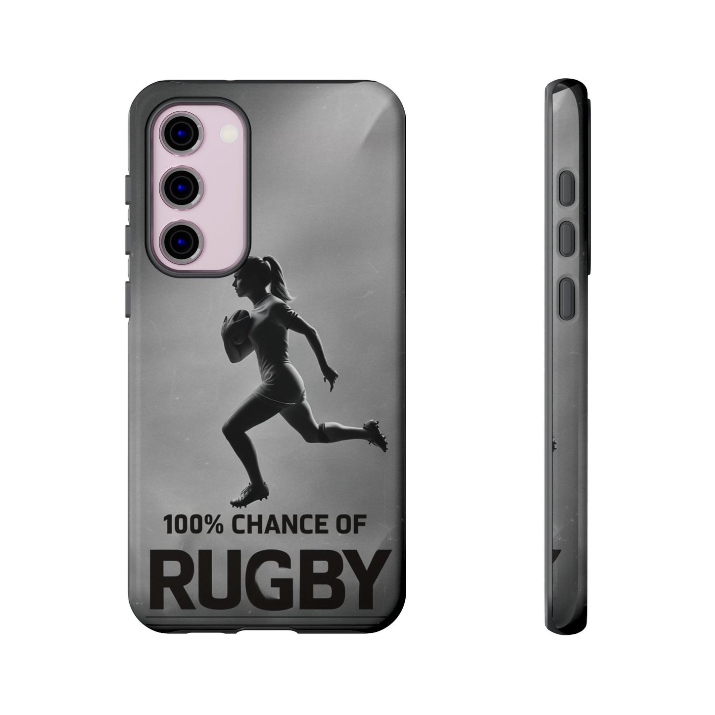 "Rain, Shine, Rugby" Mobile Phone Case