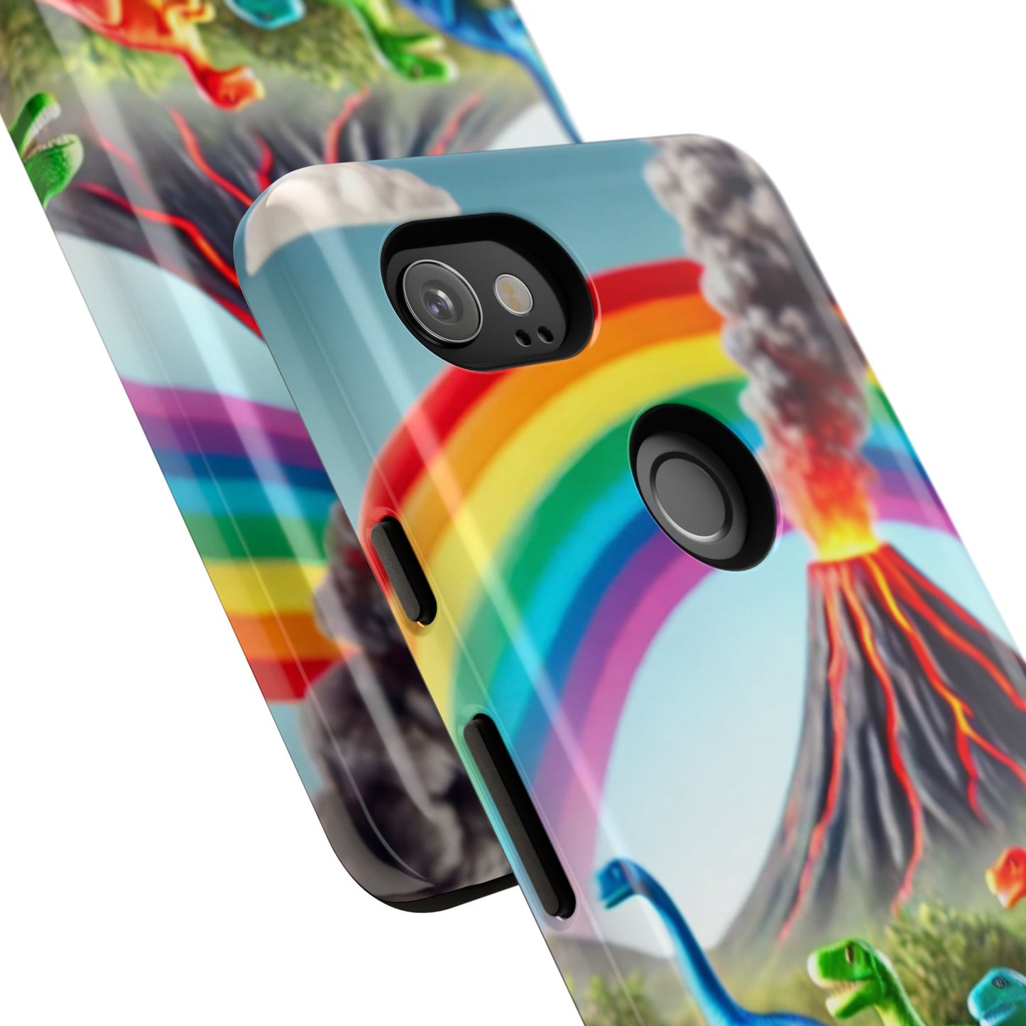 "Rainbow Dinosaurs" Mobile Phone Case