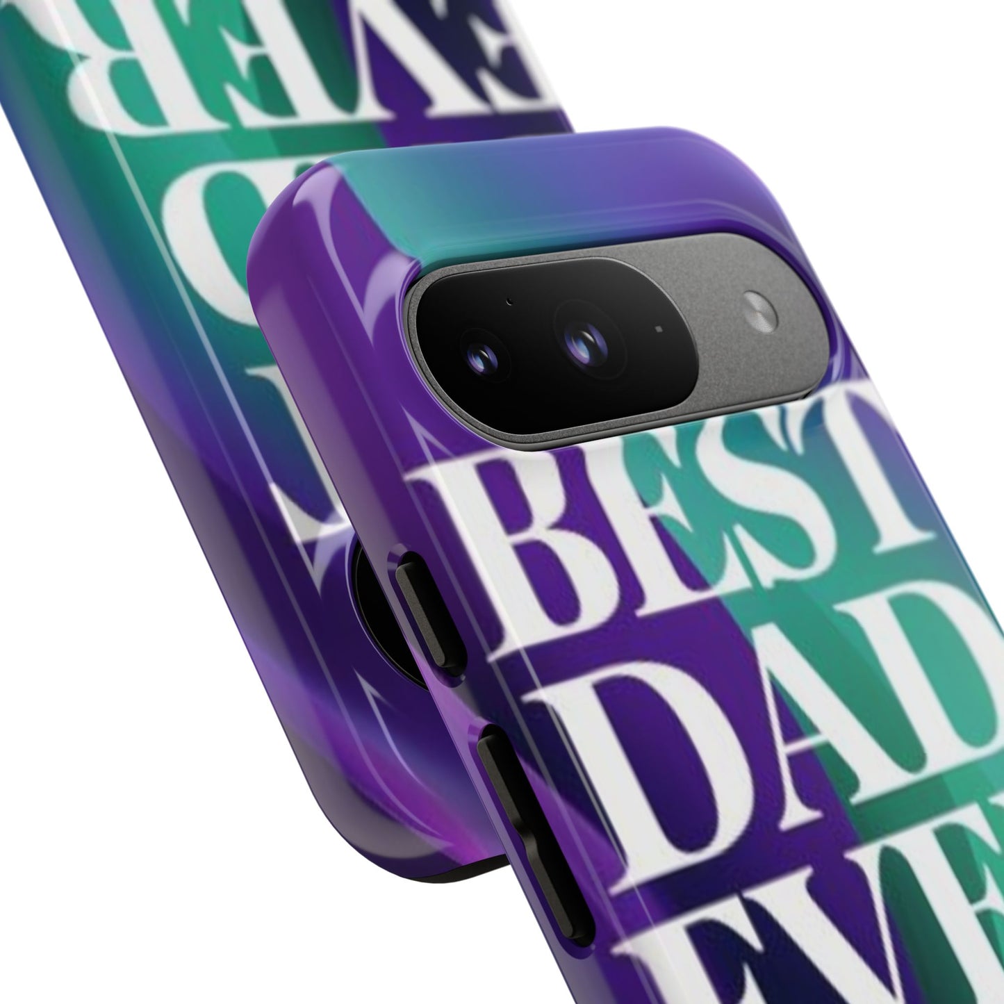"Best Dad Ever" Mobile Phone Case (purple)