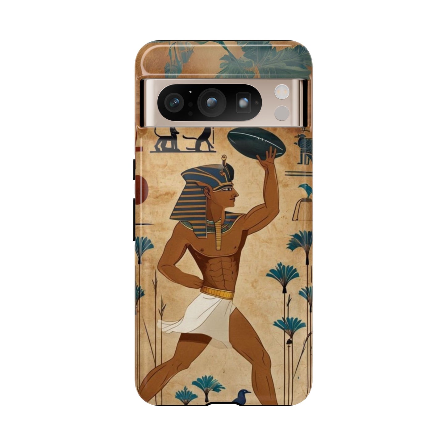 "Tutankhaman Takes the Pass" Mobile Phone Case