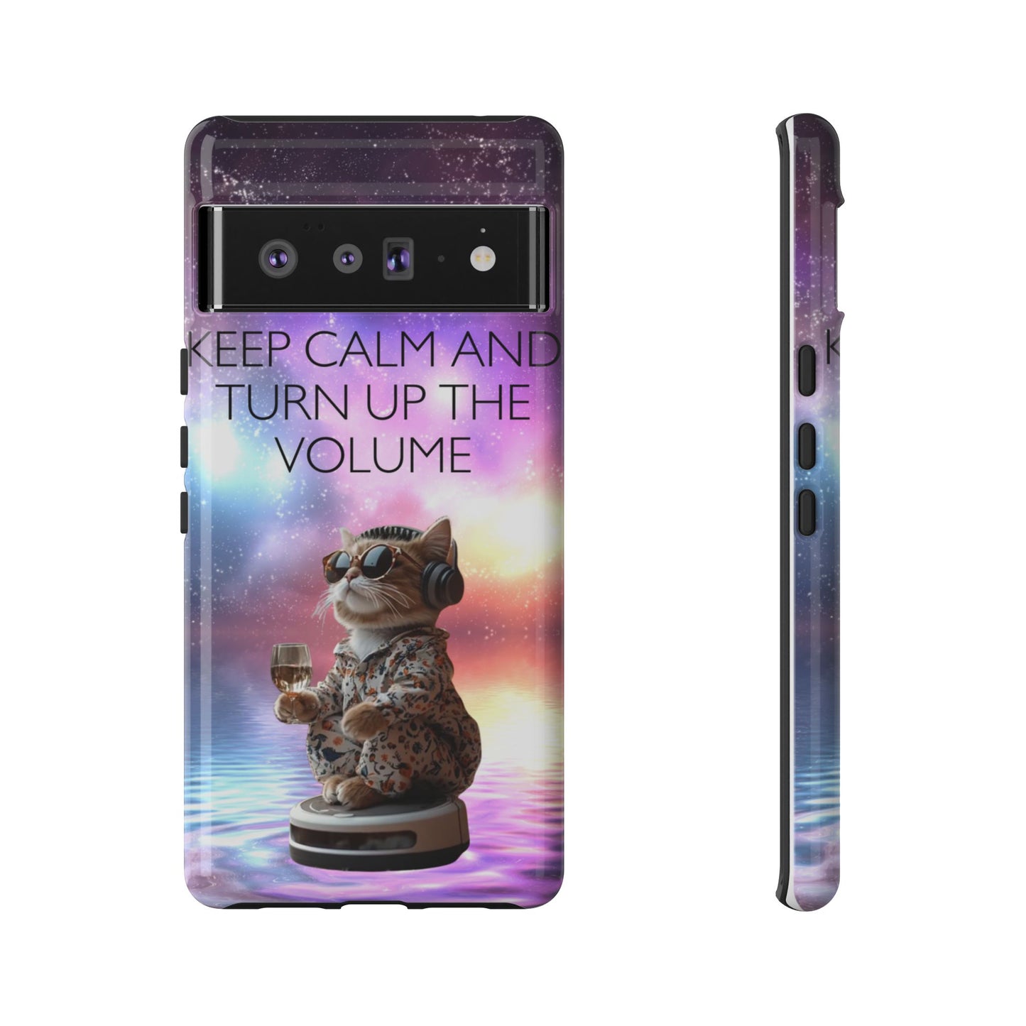 "Keep calm and turn up the Volume" Mobile Phone Case (mix)