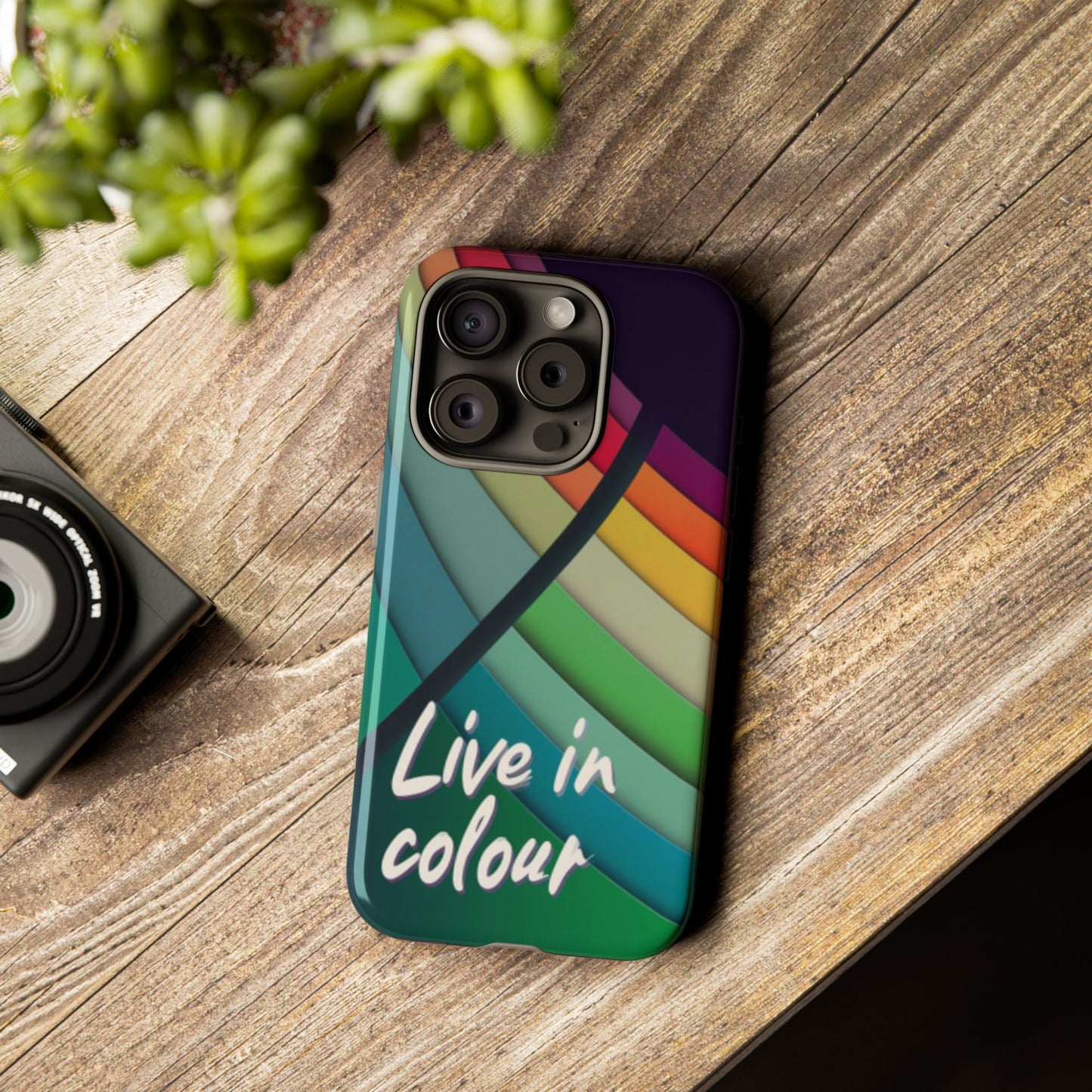"Live in Colour" Mobile Phone Case