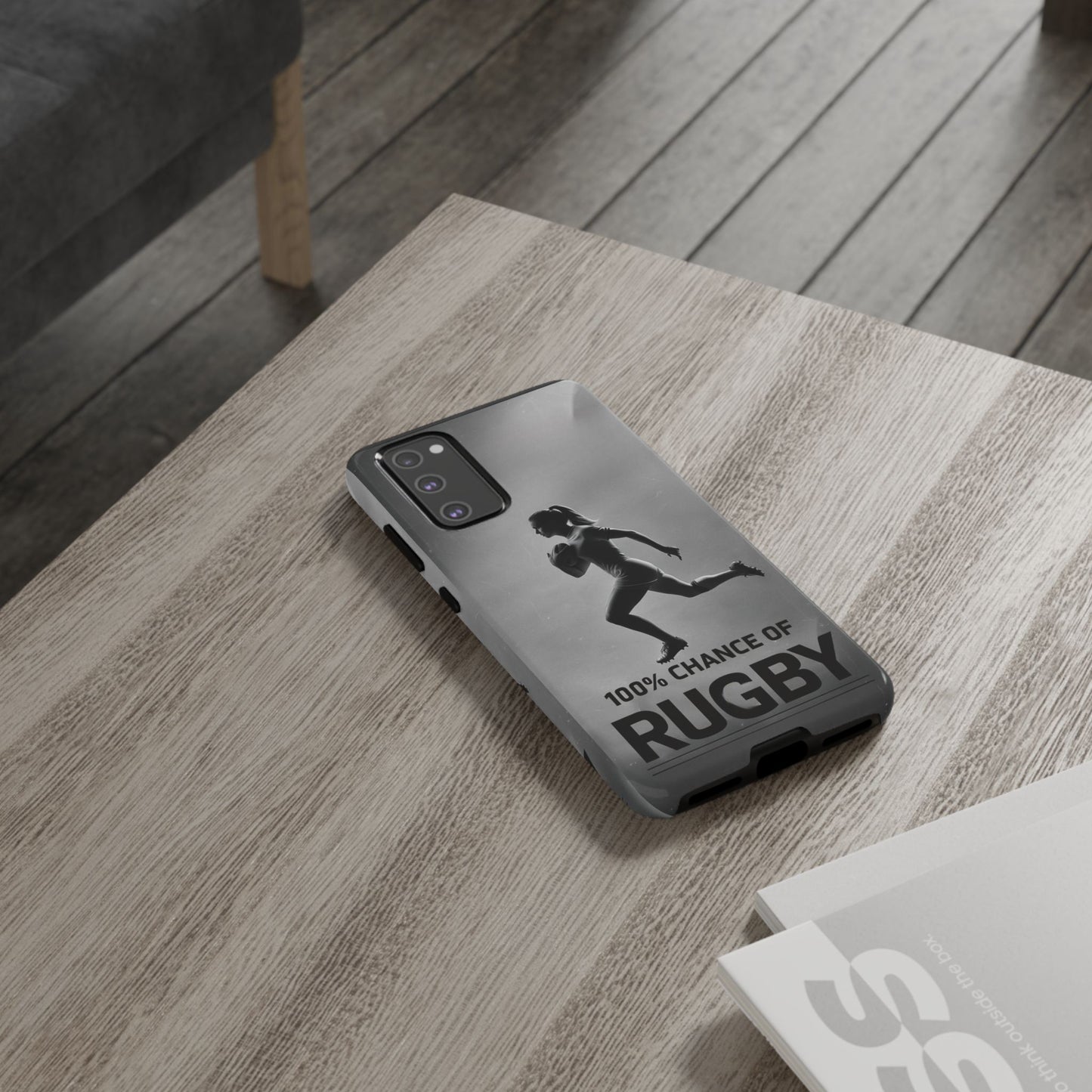 "Rain, Shine, Rugby" Mobile Phone Case