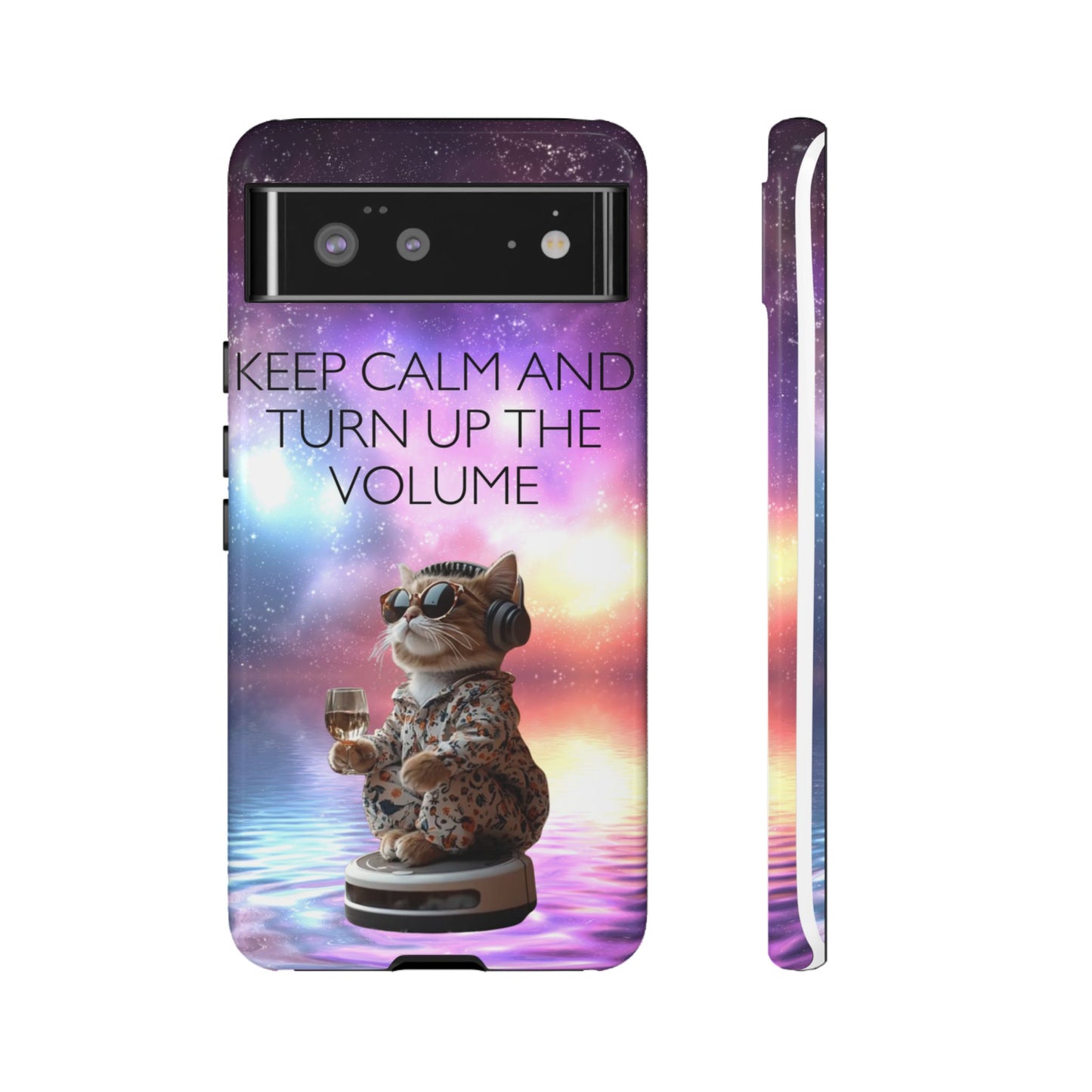 "Keep calm and turn up the Volume" Mobile Phone Case (mix)