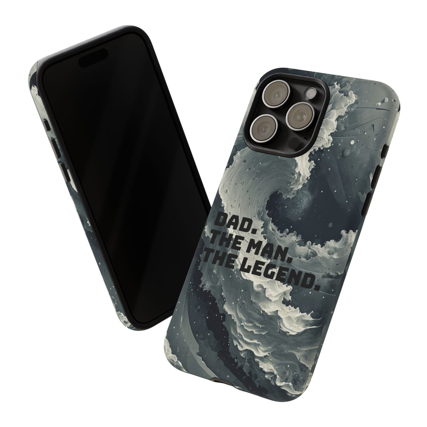 "Dad. The Man. The Legend" Mobile Phone Case (grey)
