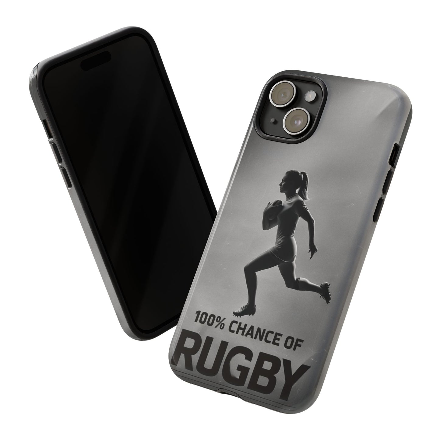 "Rain, Shine, Rugby" Mobile Phone Case