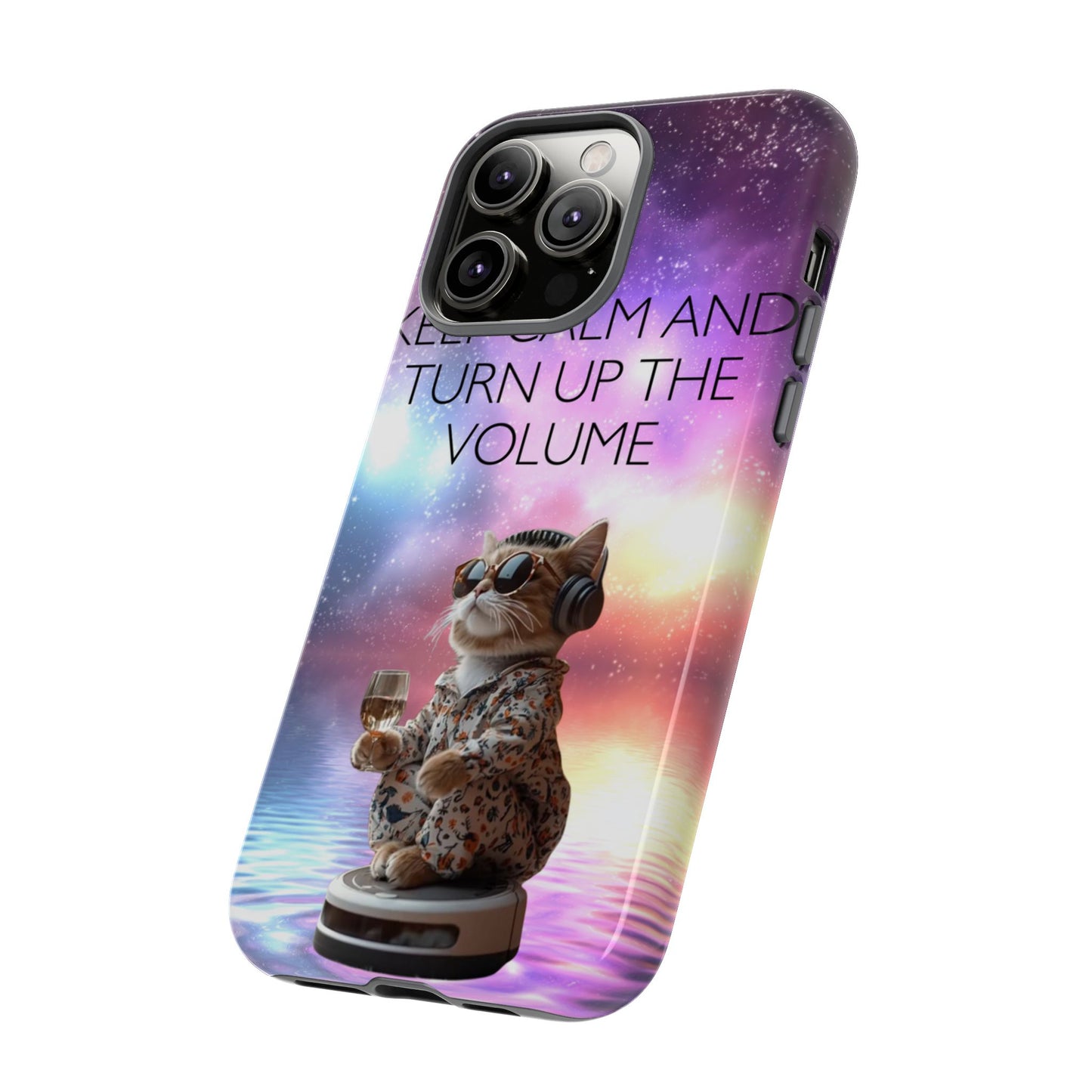 "Keep calm and turn up the Volume" Mobile Phone Case (mix)