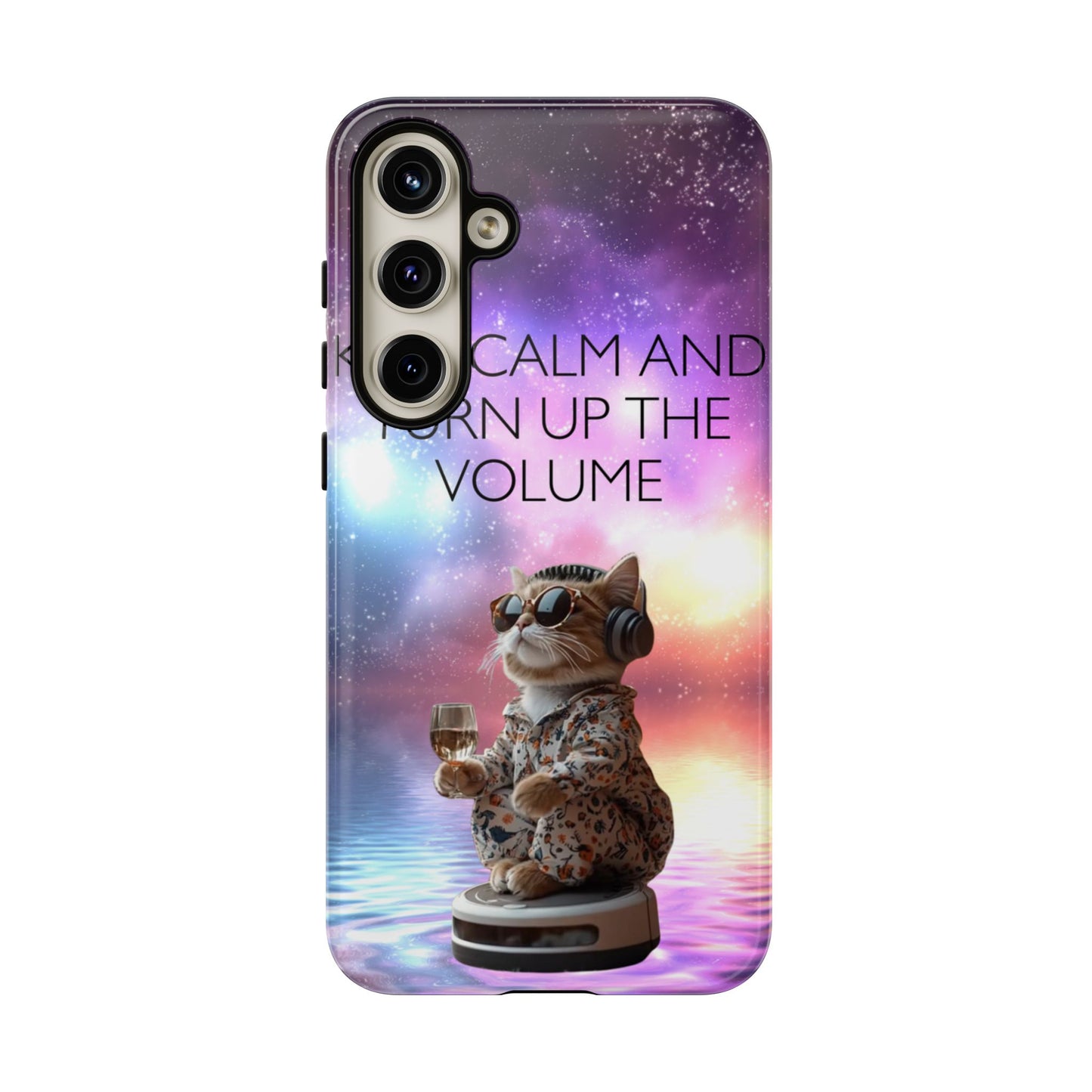 "Keep calm and turn up the Volume" Mobile Phone Case (mix)